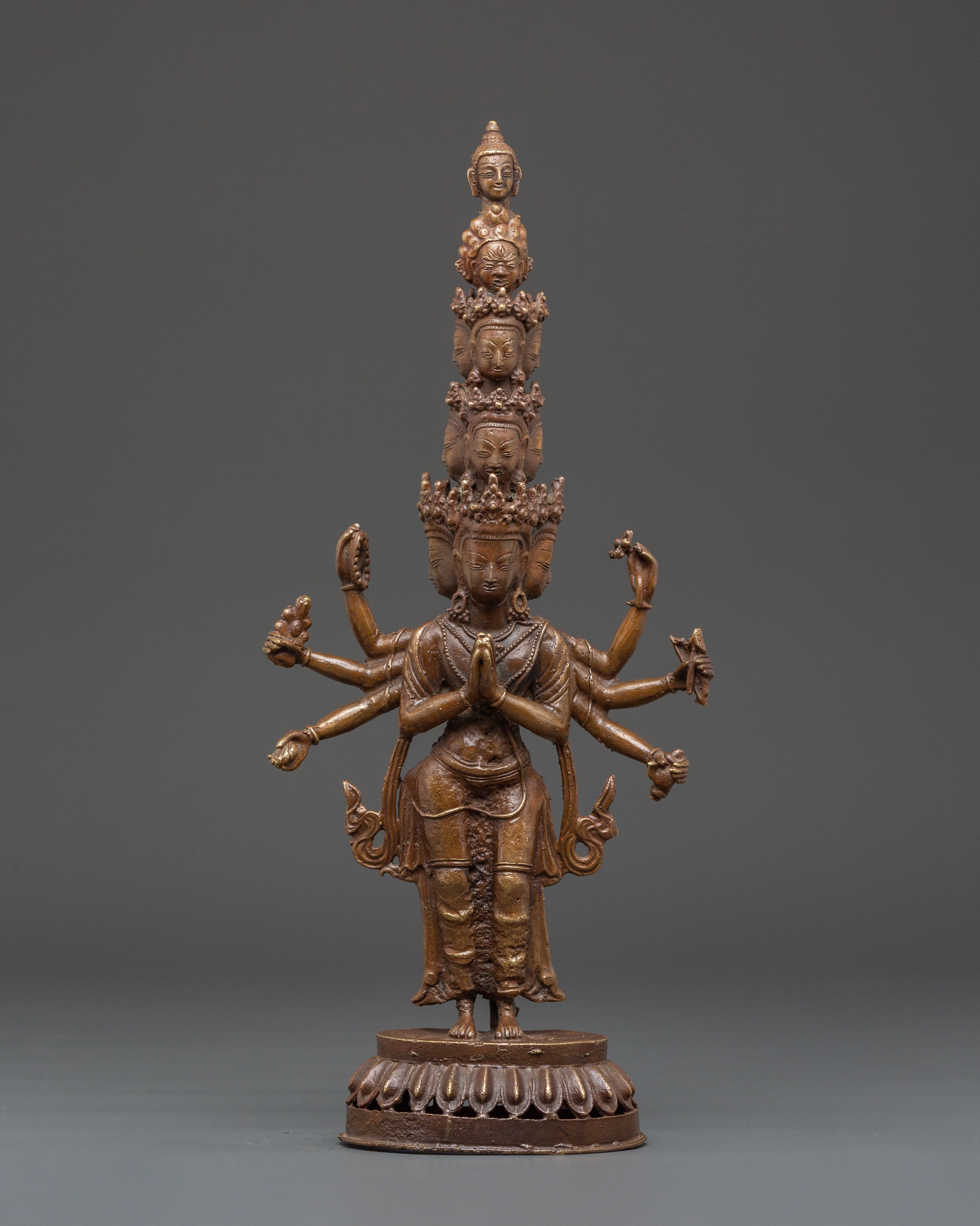 Eleven-Headed Avalokiteshvara sculpture