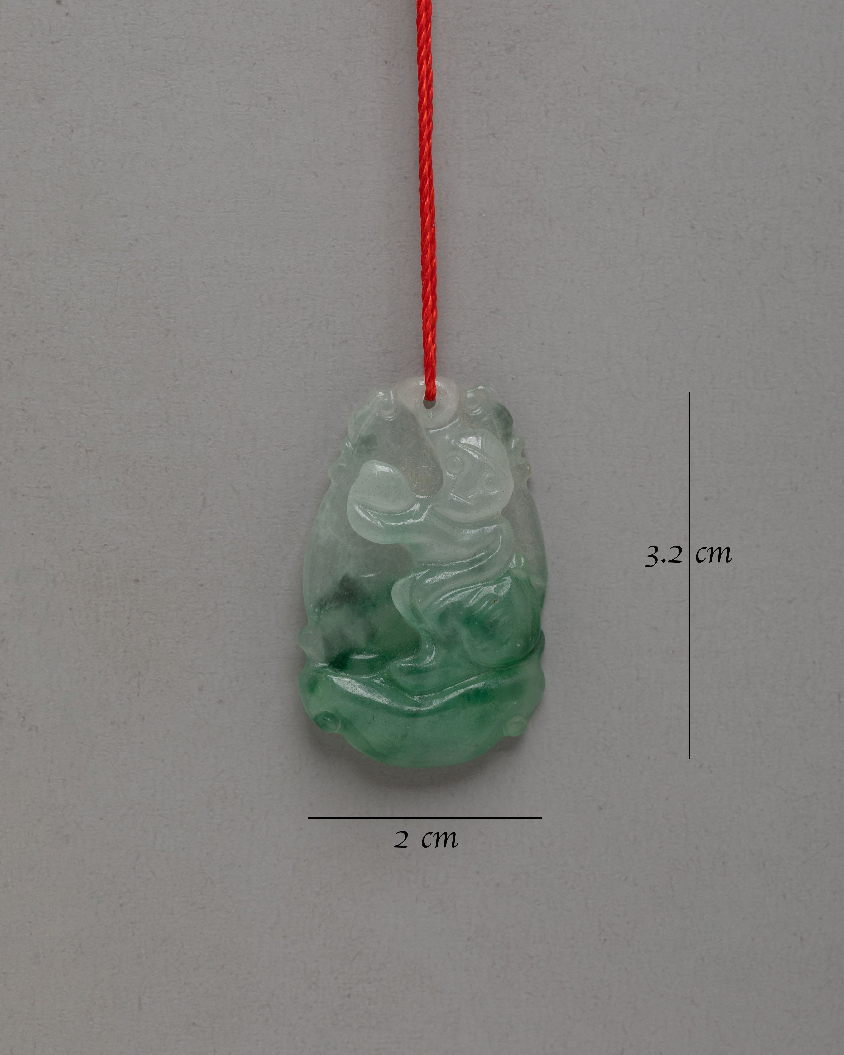 Sacred Tibetan Jade Locket Amulet | Hand Carved Jade Spiritual Pendant