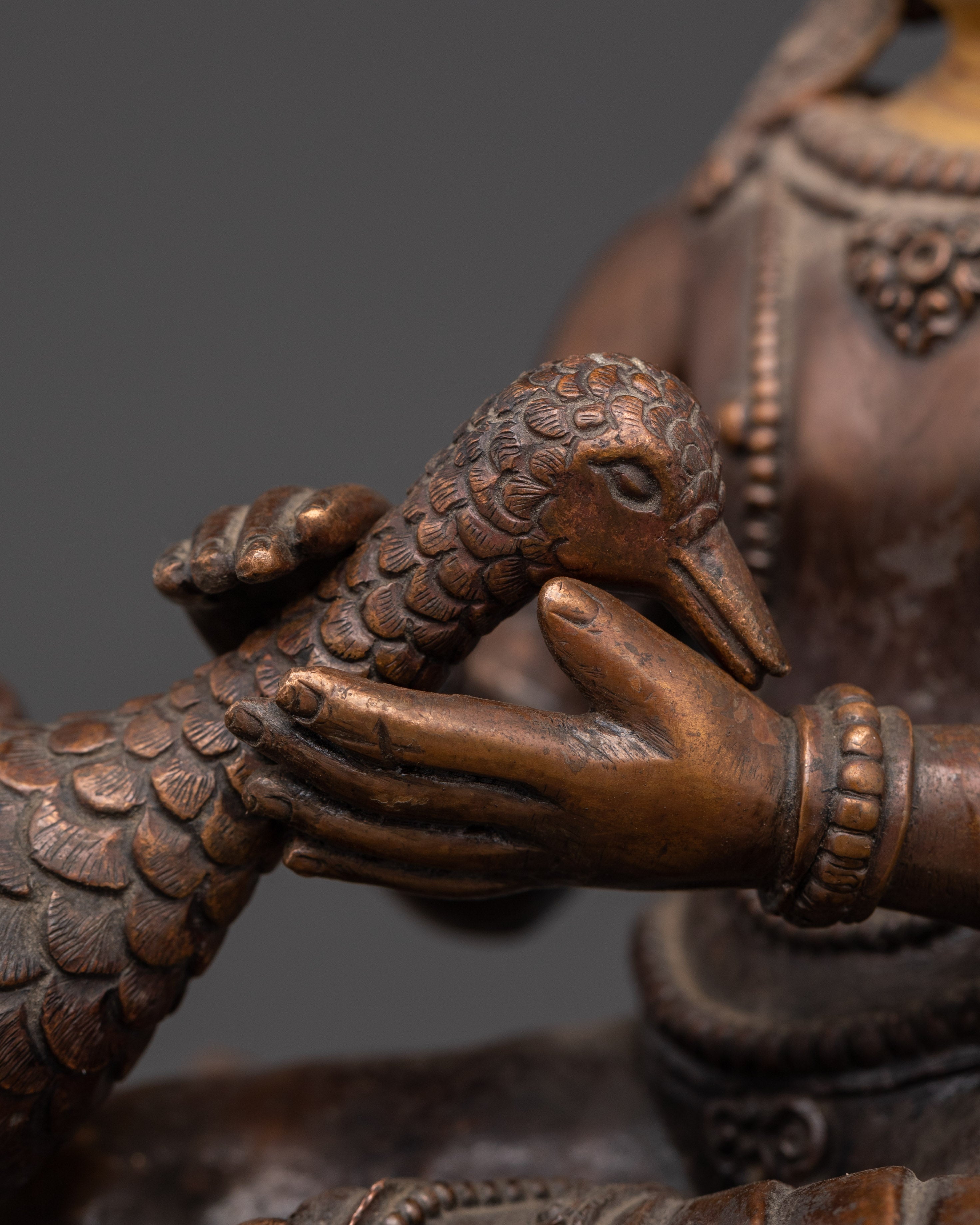 Handcrafted Oxidized Copper Siddhartha Gautam Statue | Sacred Buddhist Art