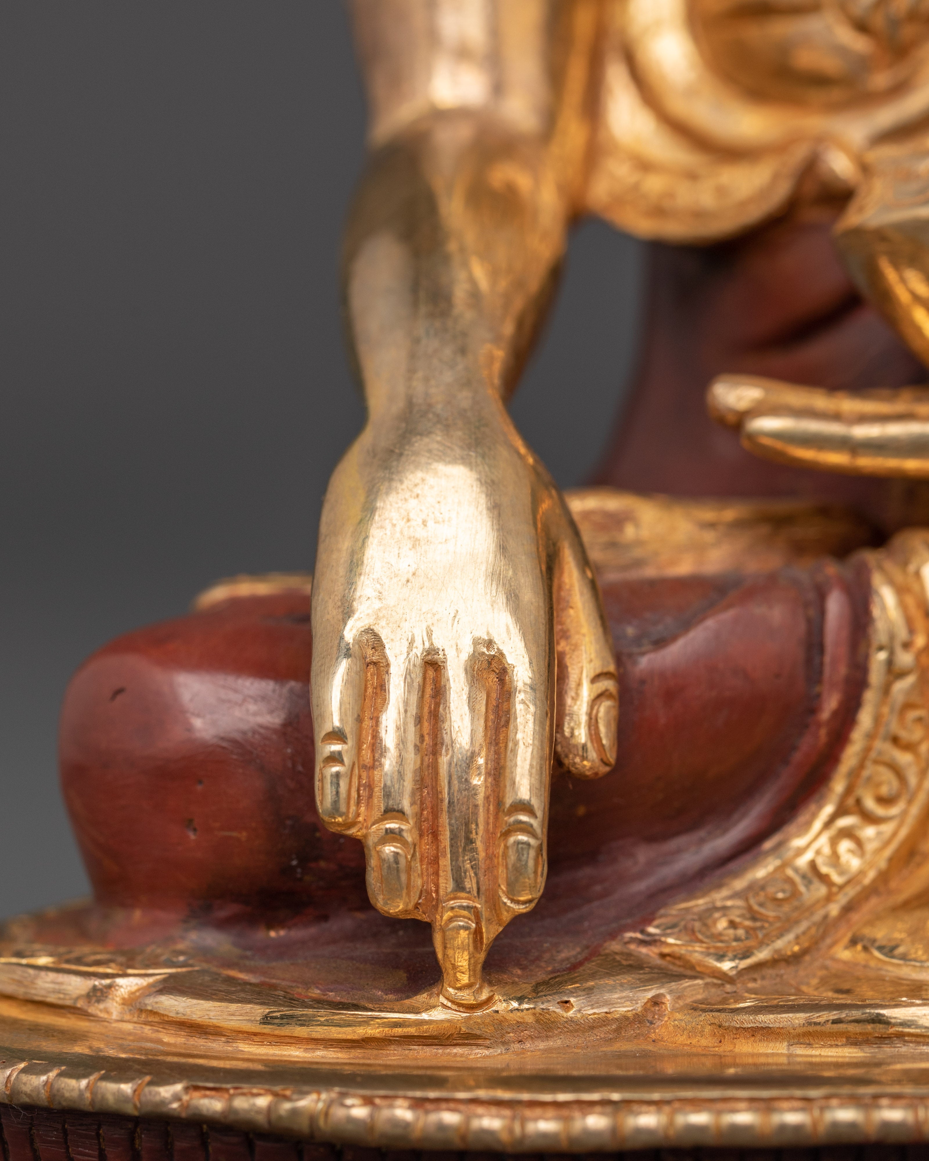 Buddhist Ghau Box with Shakyamuni Buddha |  Spiritual Protection and Meditation