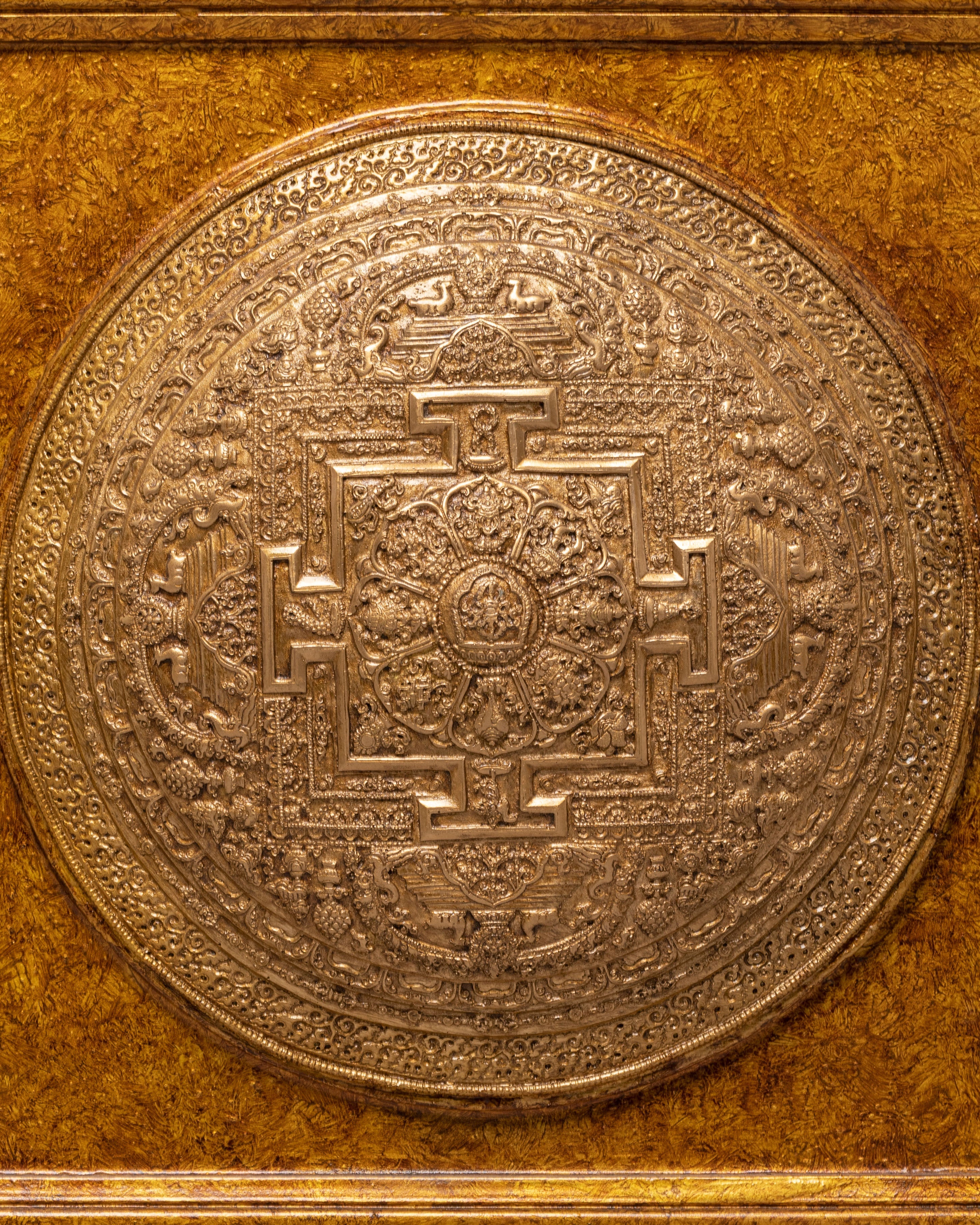 Tibetan Eight Auspicious Symbol Wall Hanging | Symbol of Wisdom