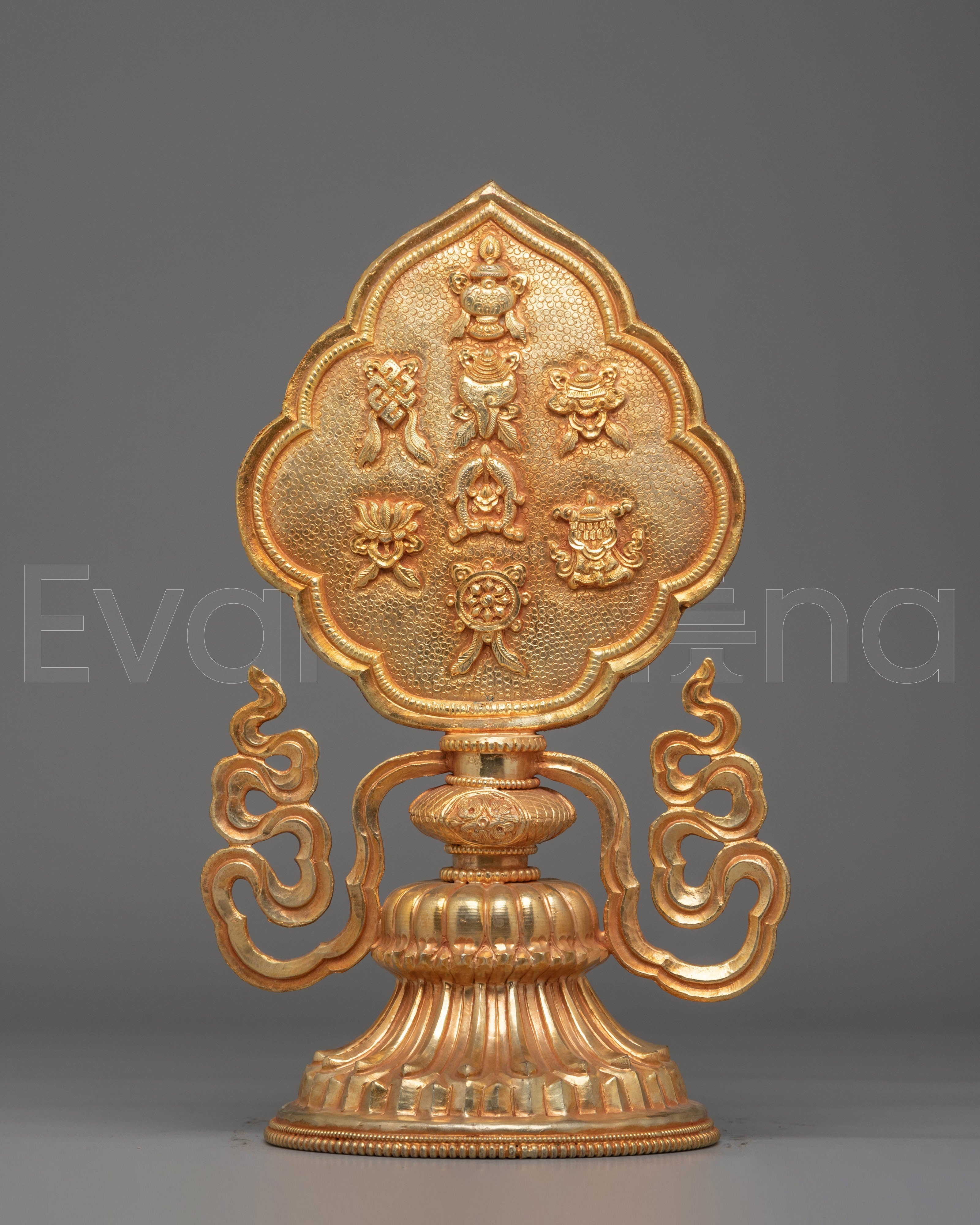 Sacred Tibetan Eight Auspicious Symbols | Symbolic Decor for Blessings and Prosperity
