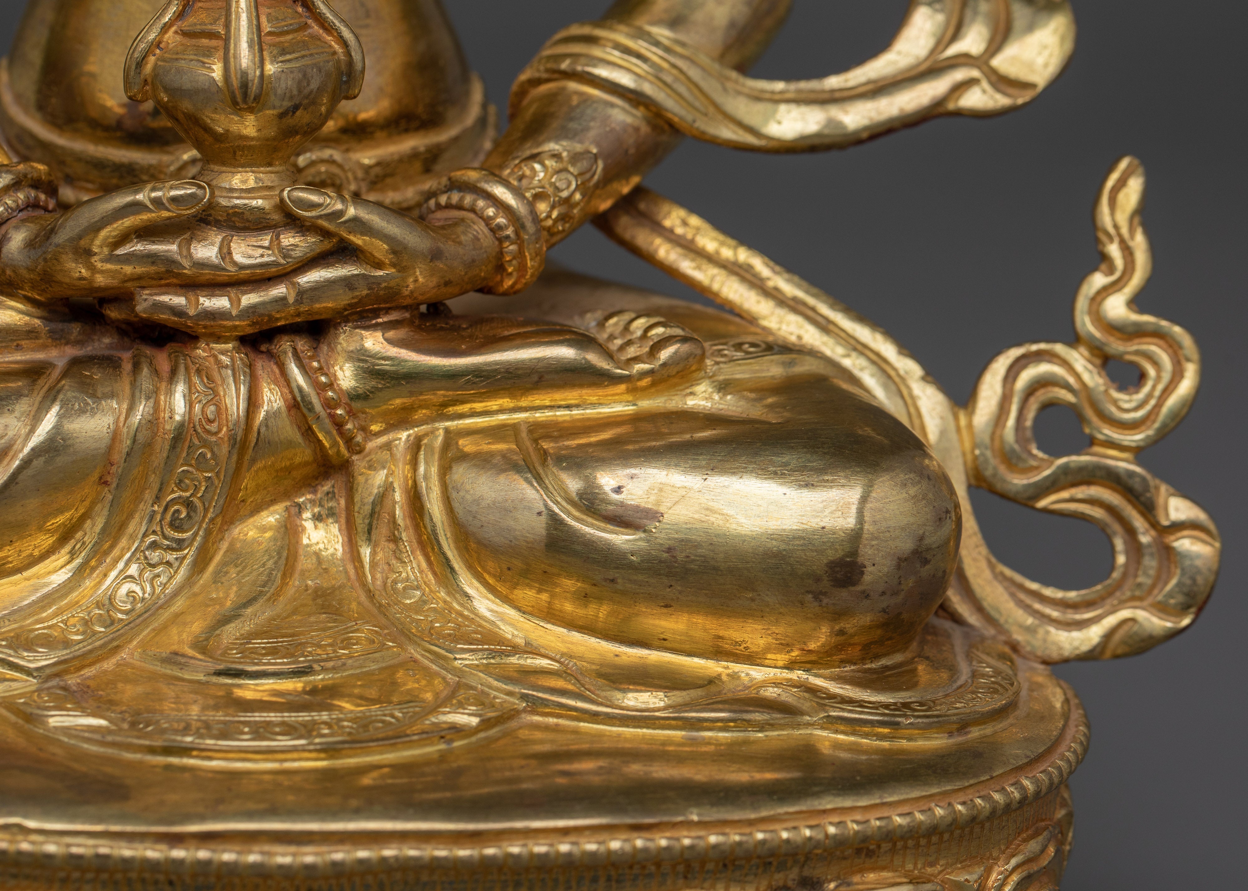 Longevity Deity Statue of Amitayus | Buddha of Boundless Life