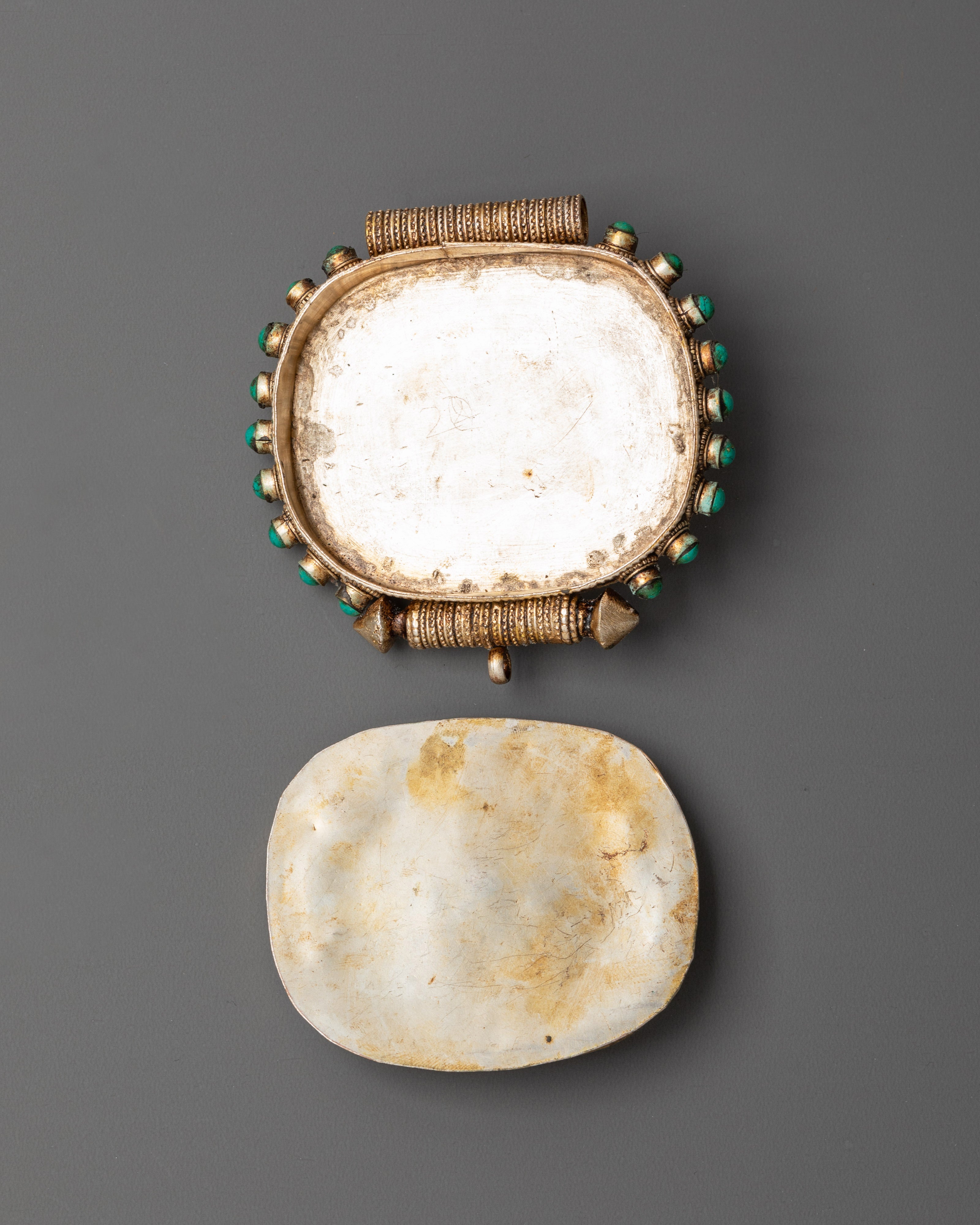 Sacred Tibetan Ghau Box Locket | Buddhist Amulet Pendant