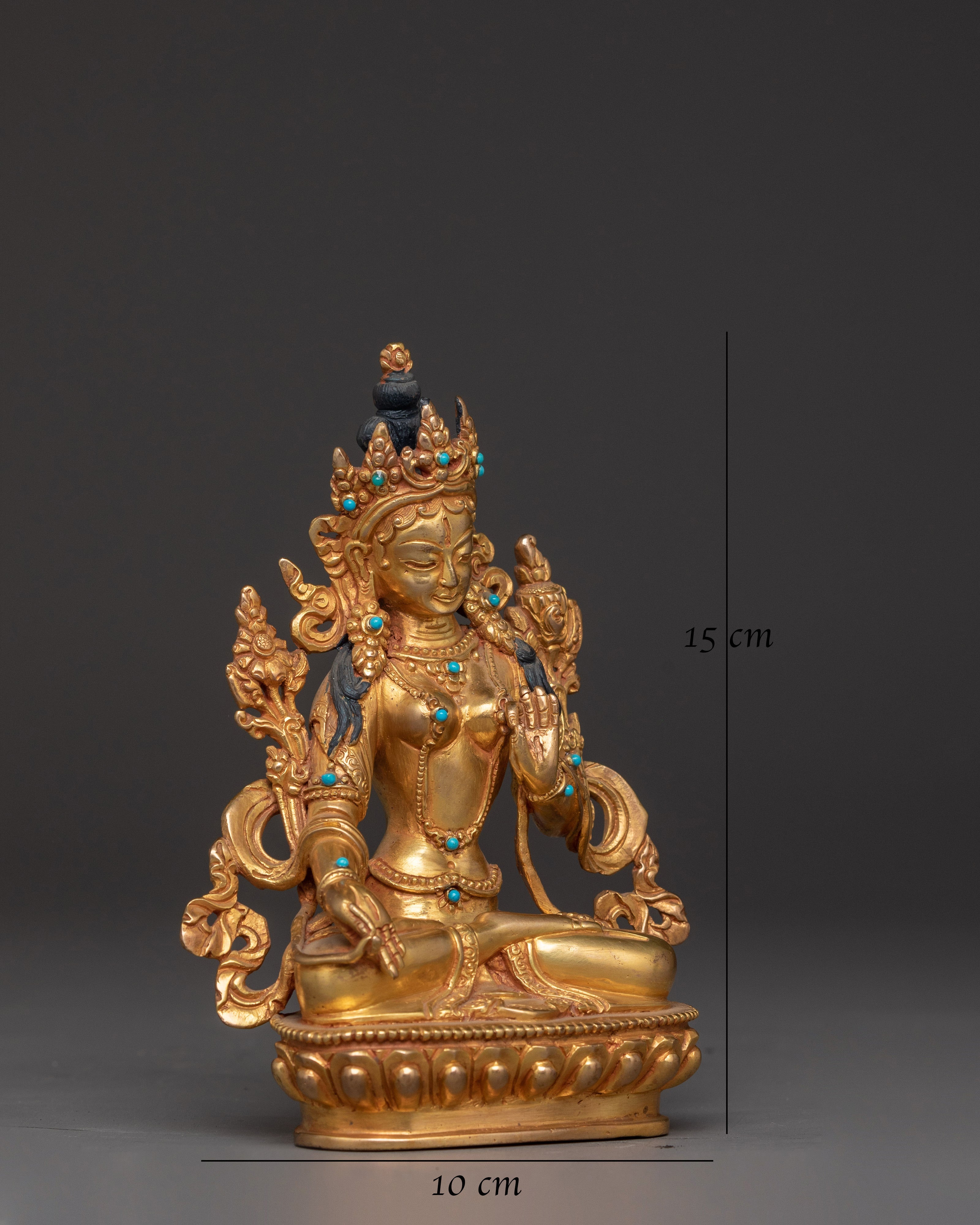 handmade-buddhist-statue-of-white-tara