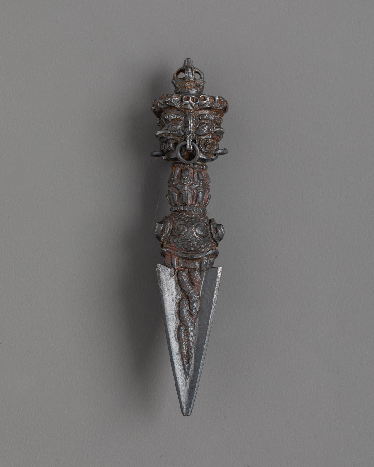Iron Phurba for Ritual Ceremonies | Symbol of Protection and Purification