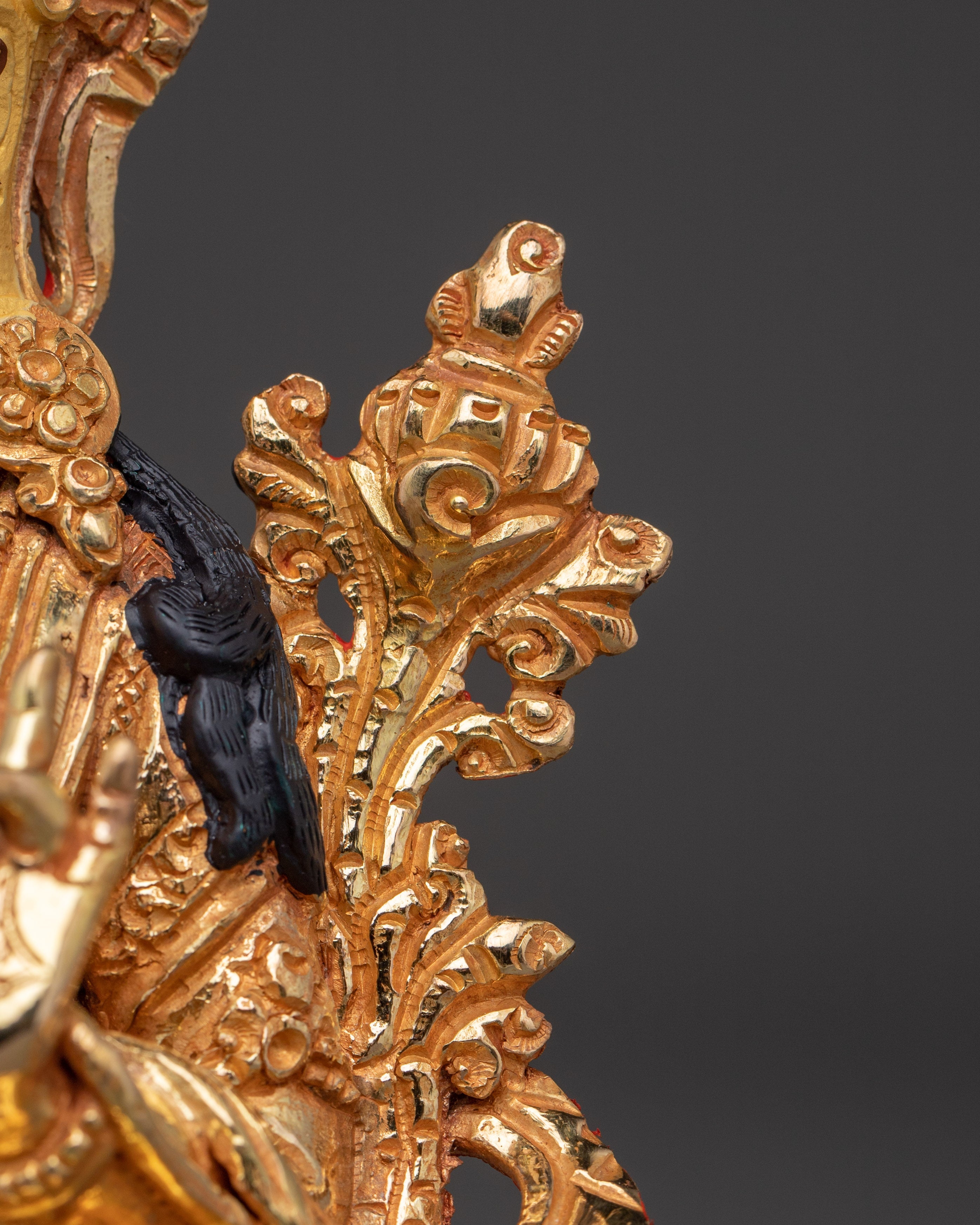 Handmade Enlightened Green Tara Statue | Tibetan Compassionate Deity