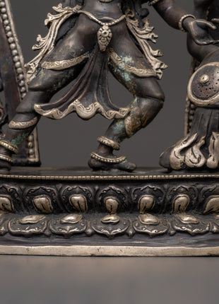 Baglamukhi Devi Statue | Wrathful Hindu Goddess