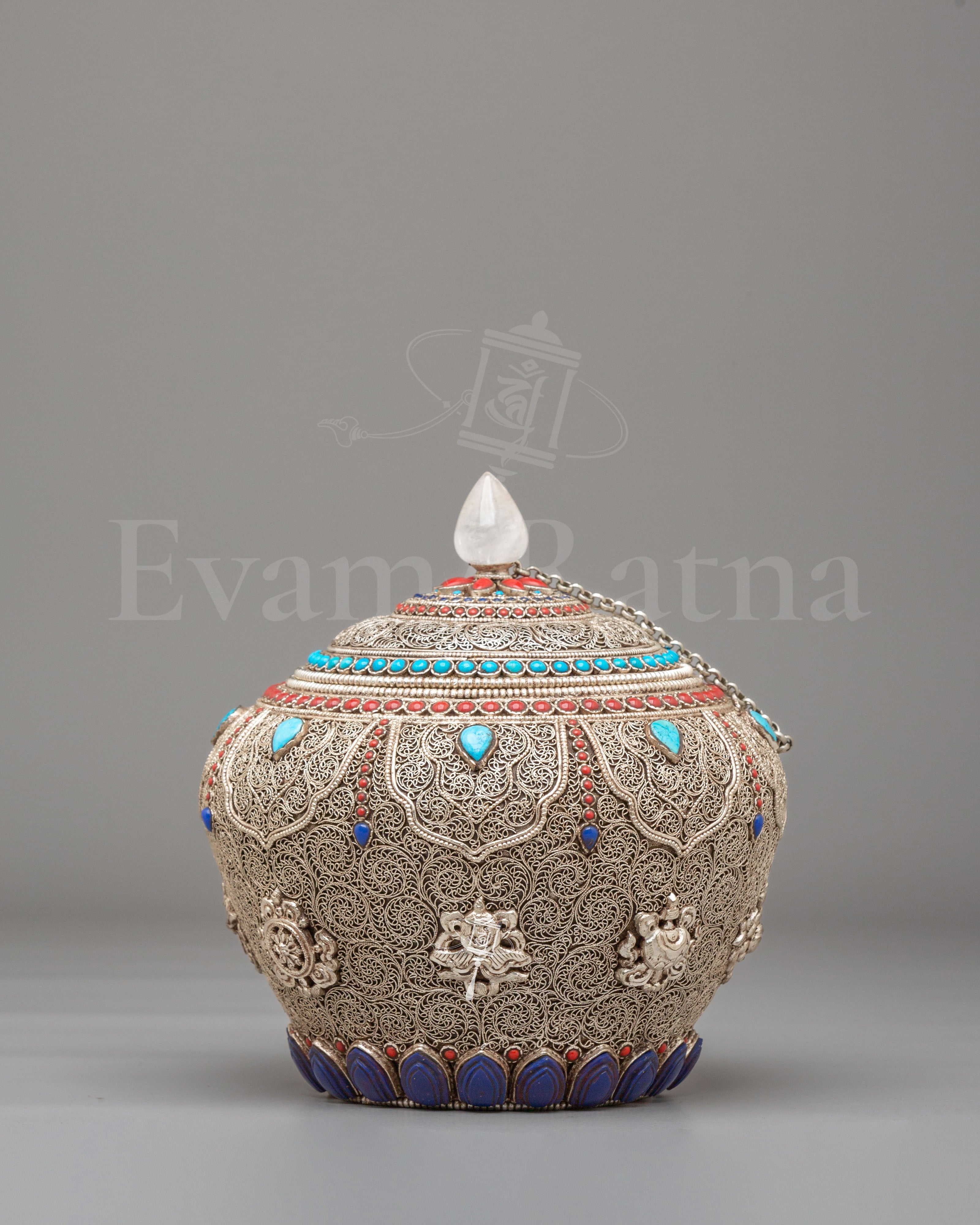 Sacred Tibetan Ritual Rice Pot
