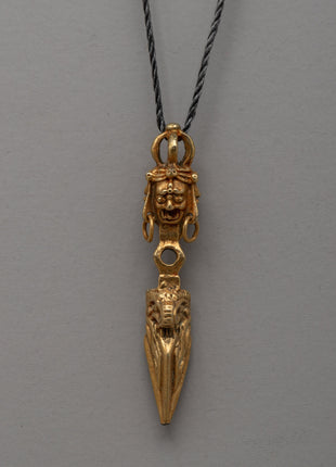 Gold Plated Phurba Locket