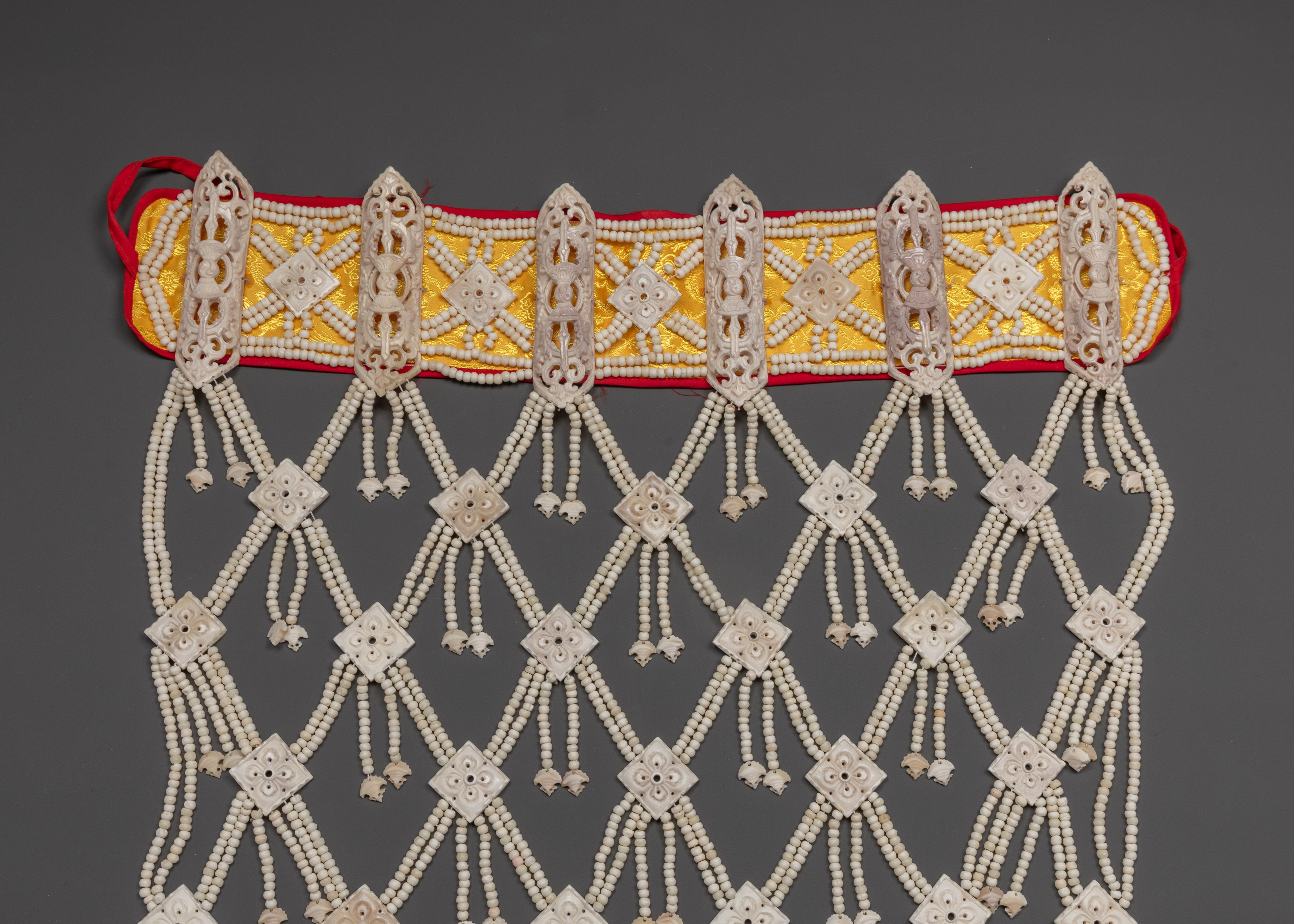 Tibetan Guru Fabric | Sacred Yak Bone Textile