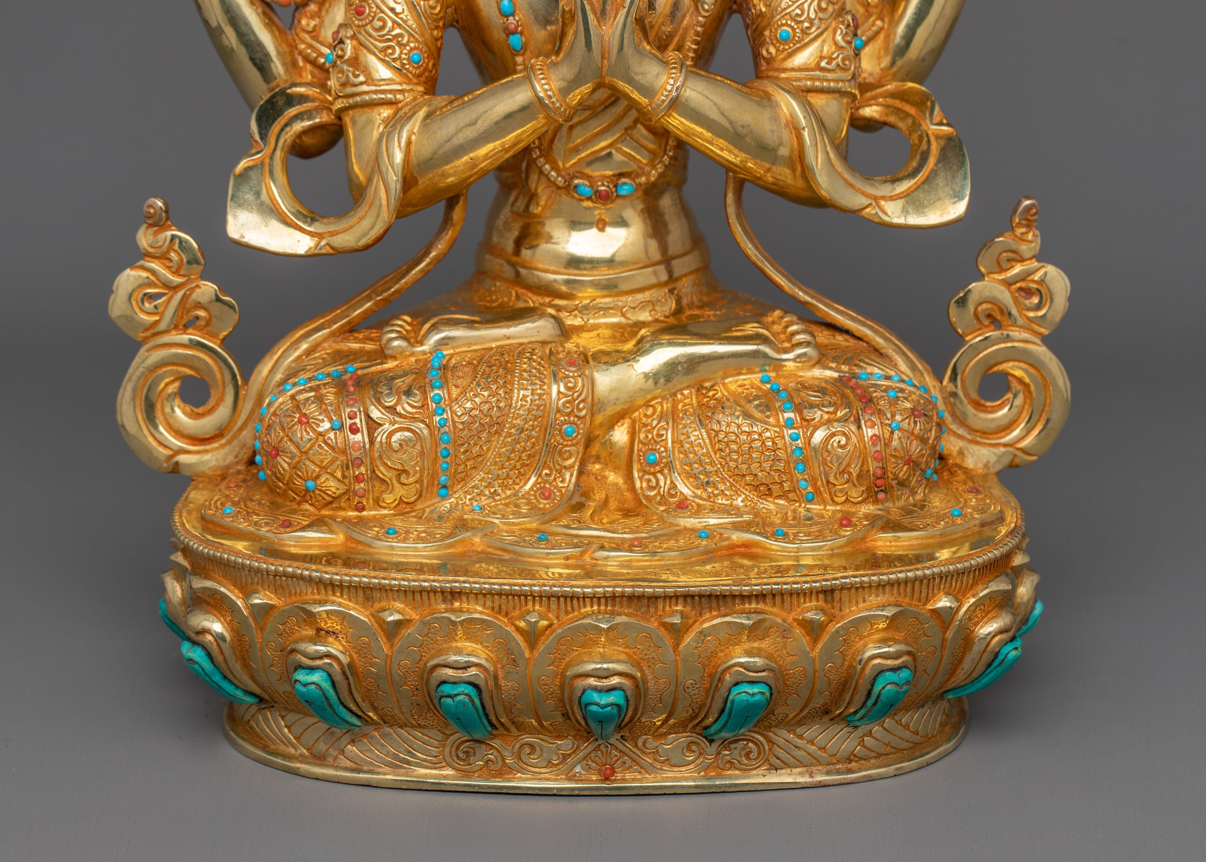 Meditation Statue of Chenrezig | The embodiment of Compassion
