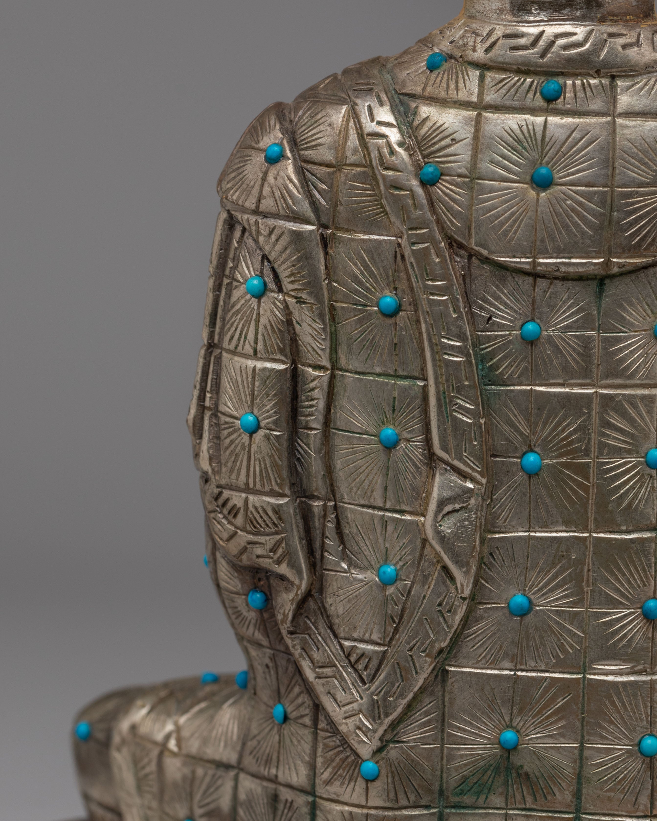 Tibetan Sacred Shakyamuni Buddha Statue | Traditional Buddhist Artwork