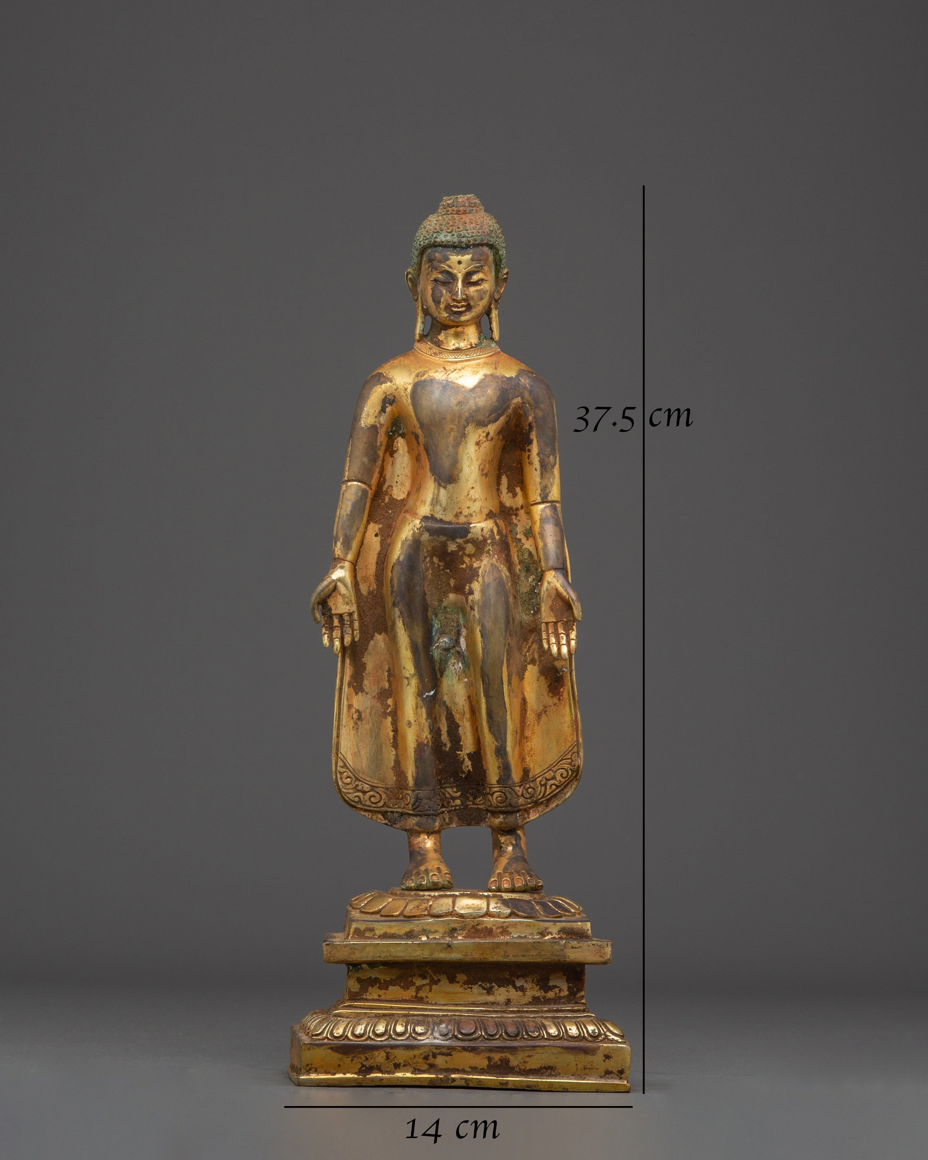 Handmade Maitreya Buddha Sculpture | Spiritual Buddha Figurine for Home Decor