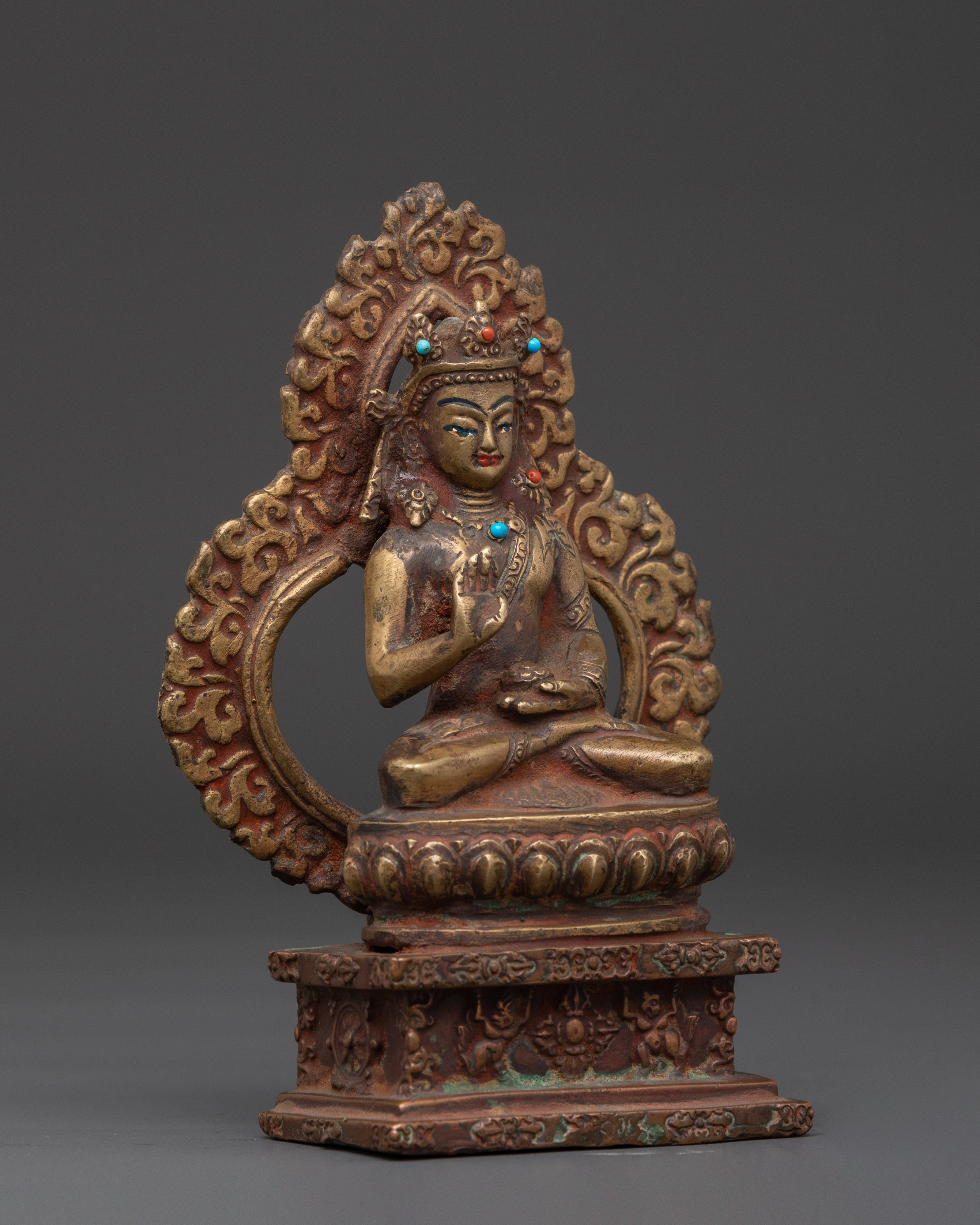 Amoghasiddhi Dhyani Buddha Statue | Symbol of Fearlessness and Success