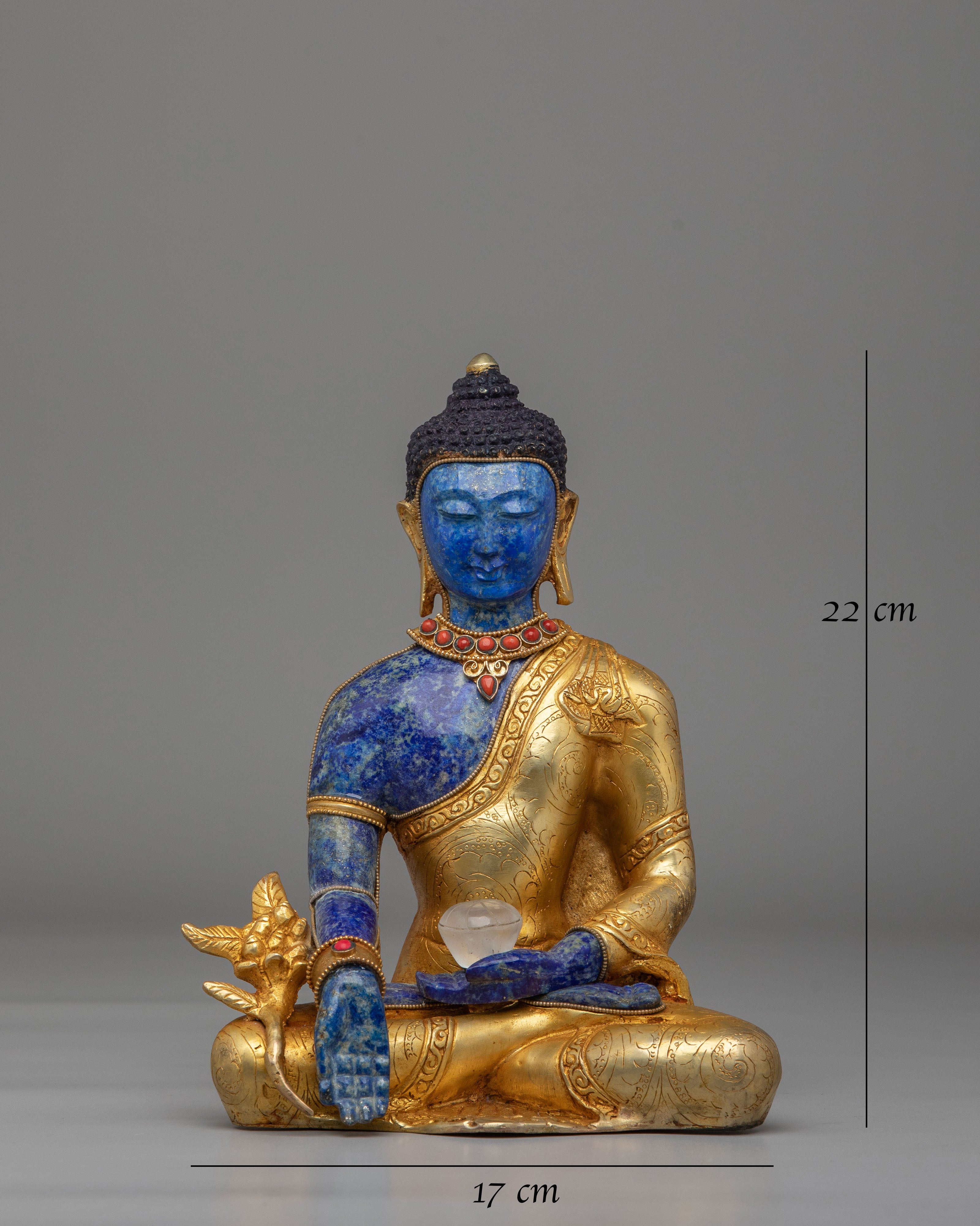 Sacred Tibetan Medicine Buddha Statue | Healing Buddha Artwork for Meditation