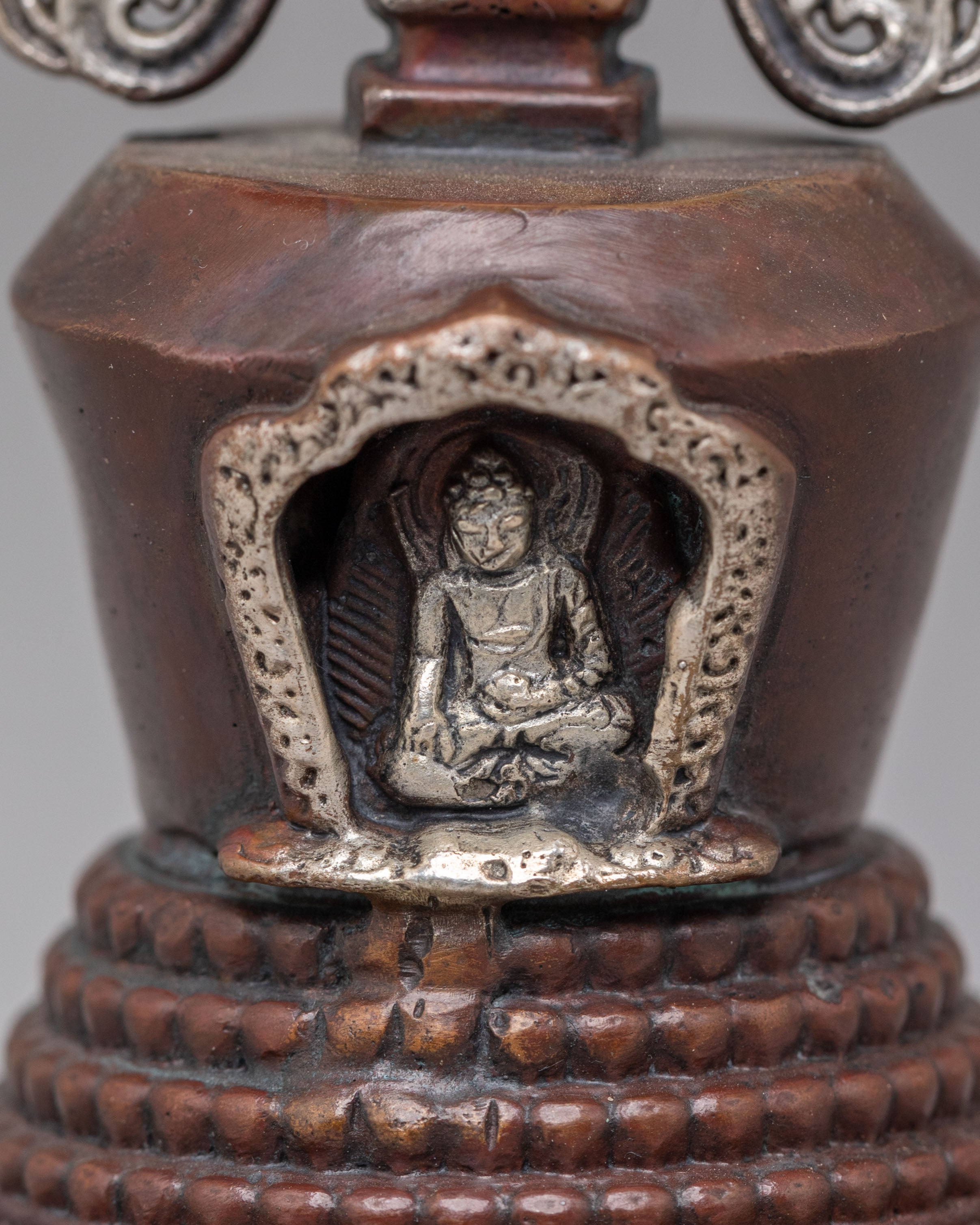 Tibetan Eight Great Stupa Set | Sacred Spiritual Decor for Meditation & Rituals