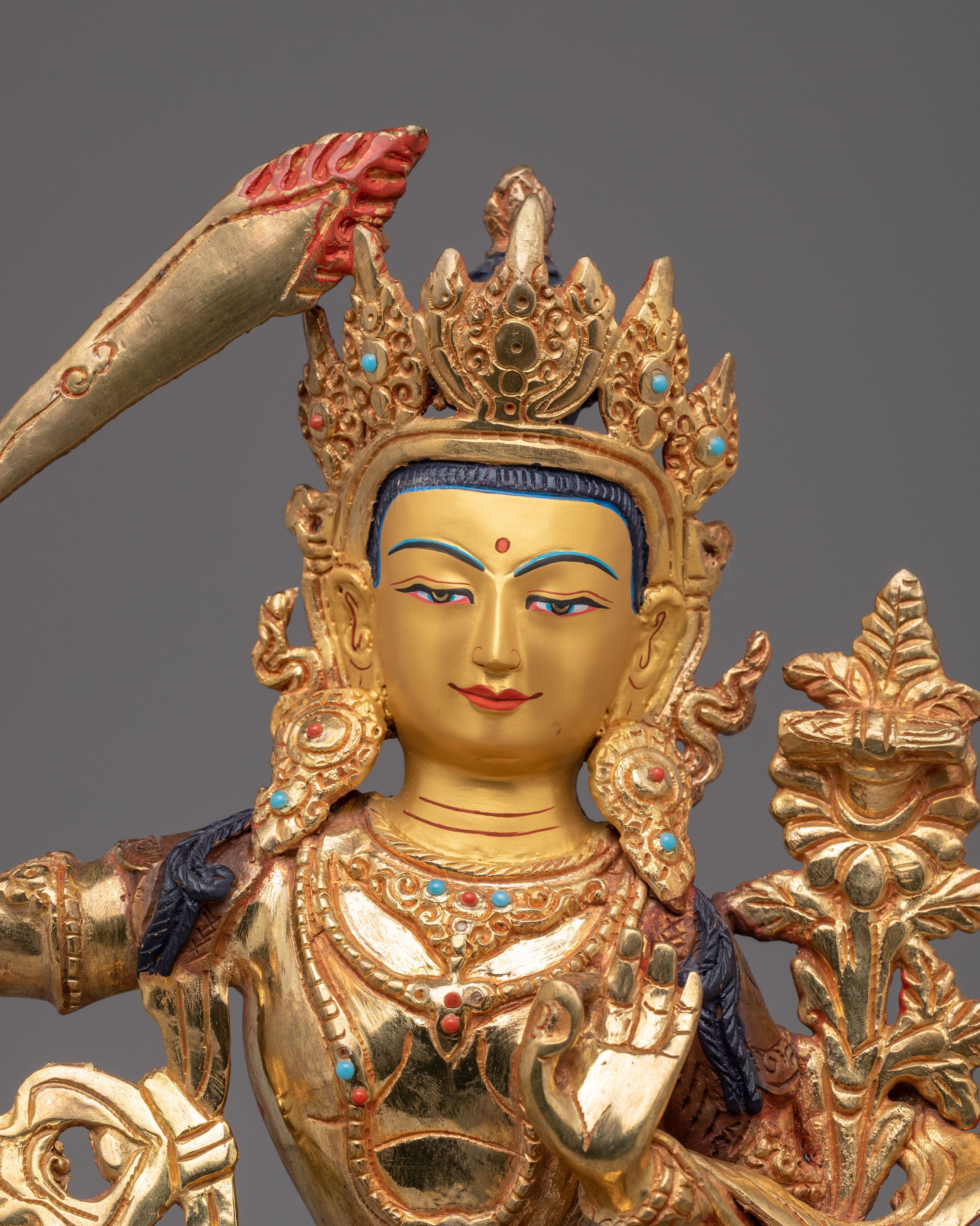 Tibetan Sacred Statue of Manjushri | One With Perfect Wisdom
