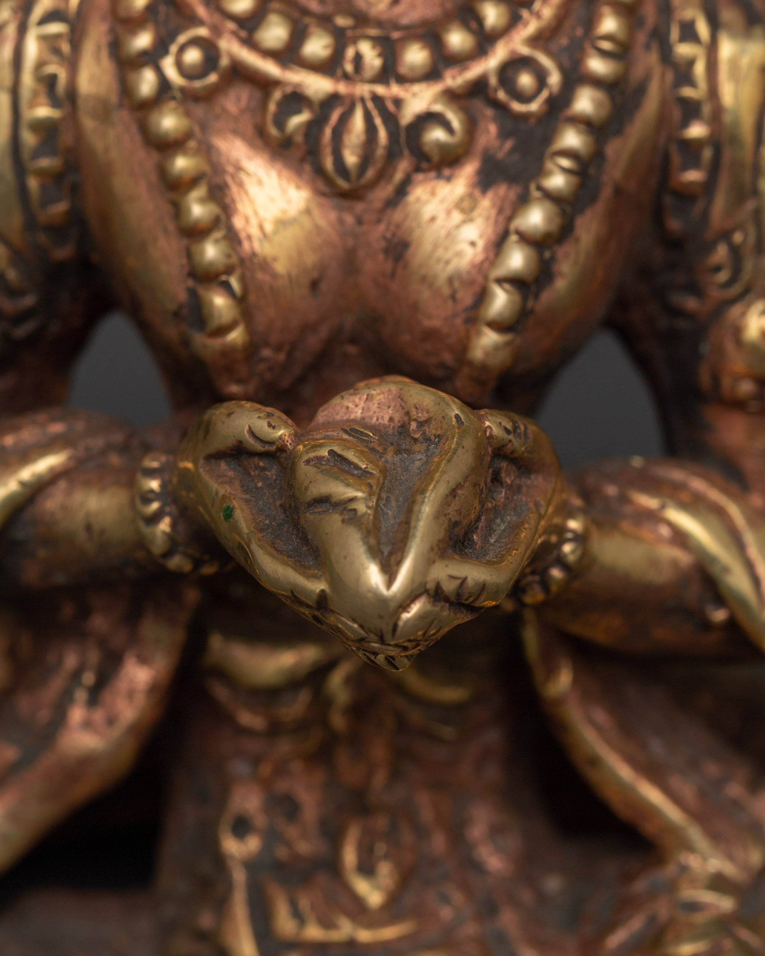 Naagkanya Copper Statue | Handcrafted Snake Goddess Sculpture