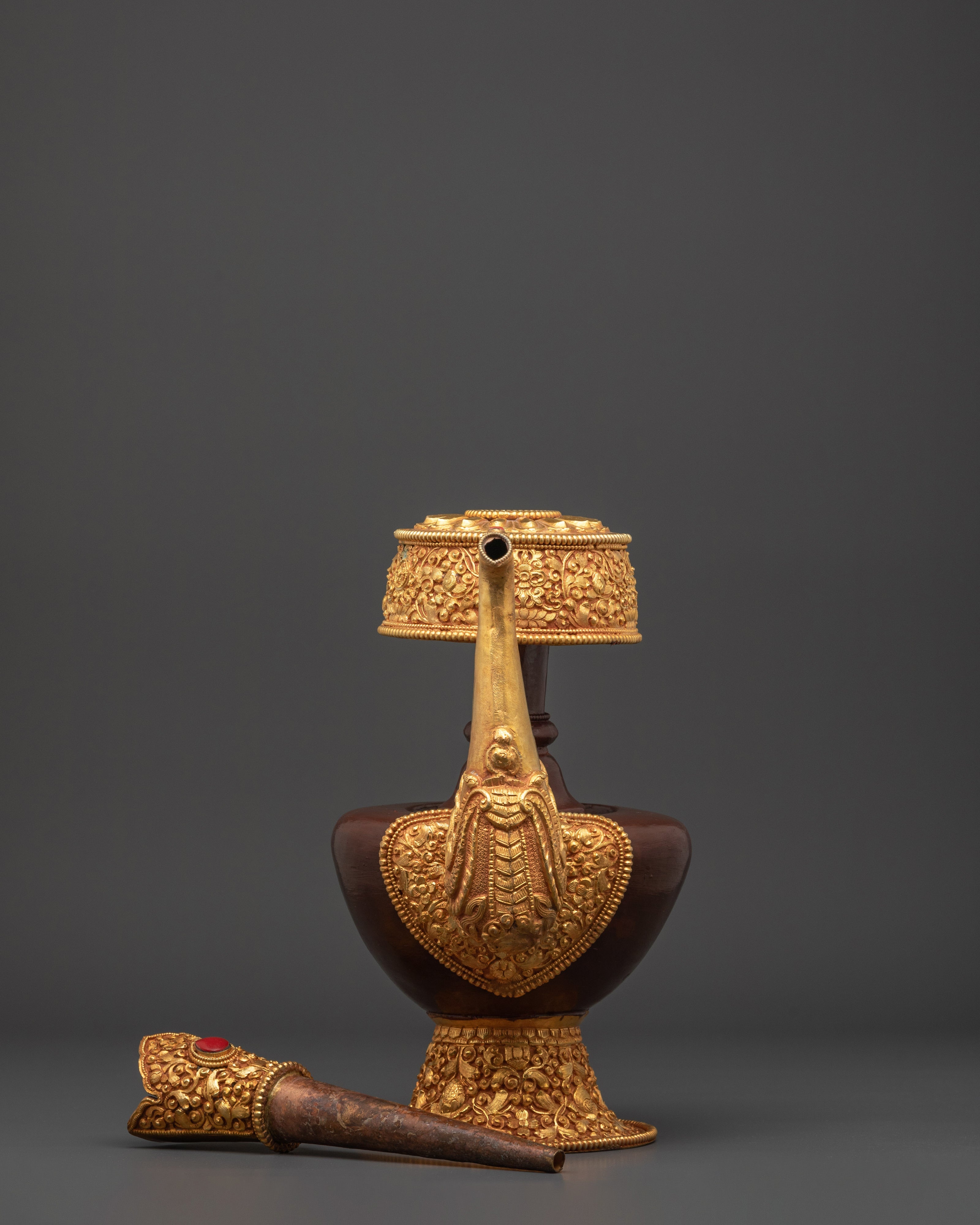 Handcrafted Bhumba Ritual Lamp | A Sacred Tibetan Spiritual Artifact
