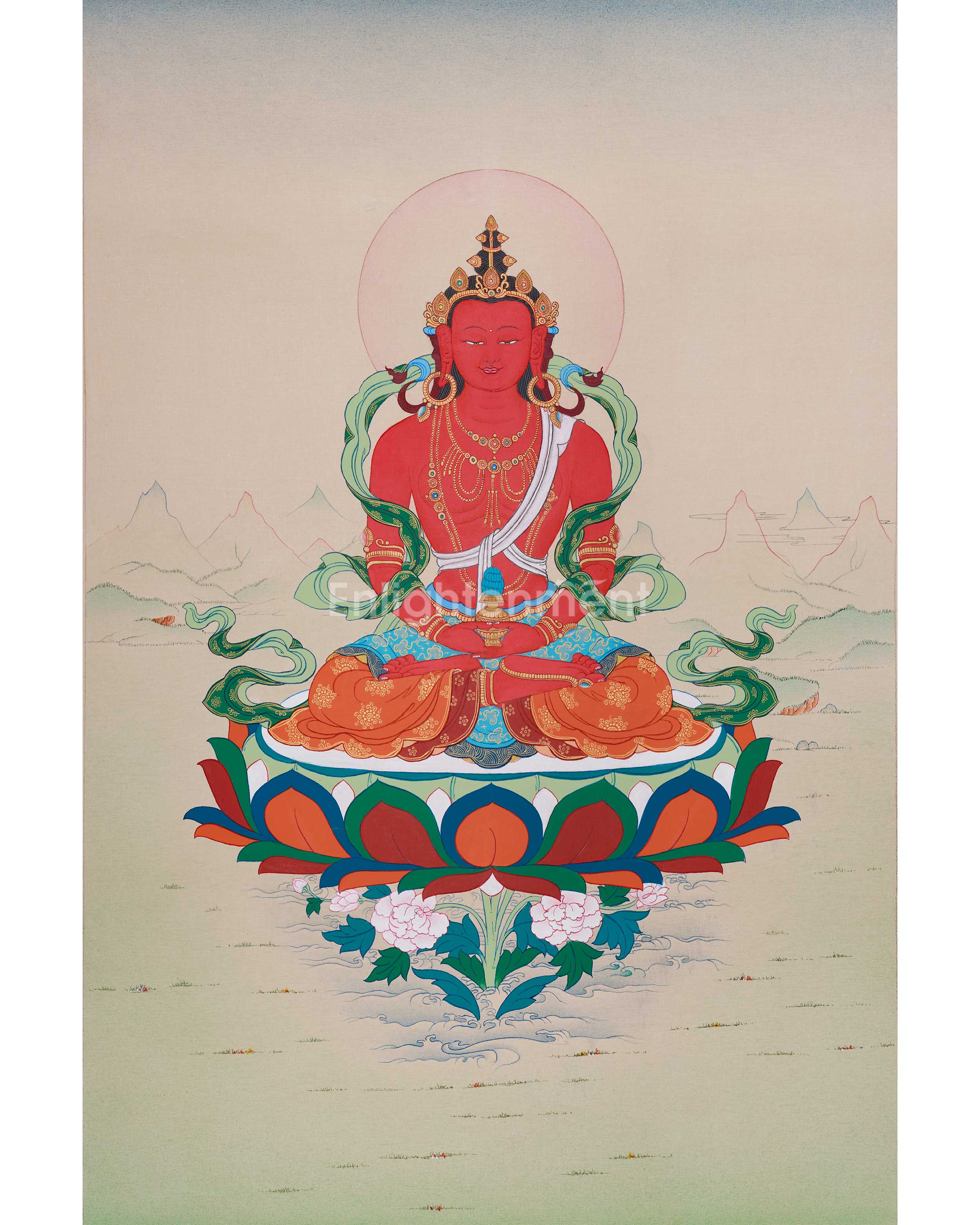 thangka-of-amitayus-buddha-of-infinite-light