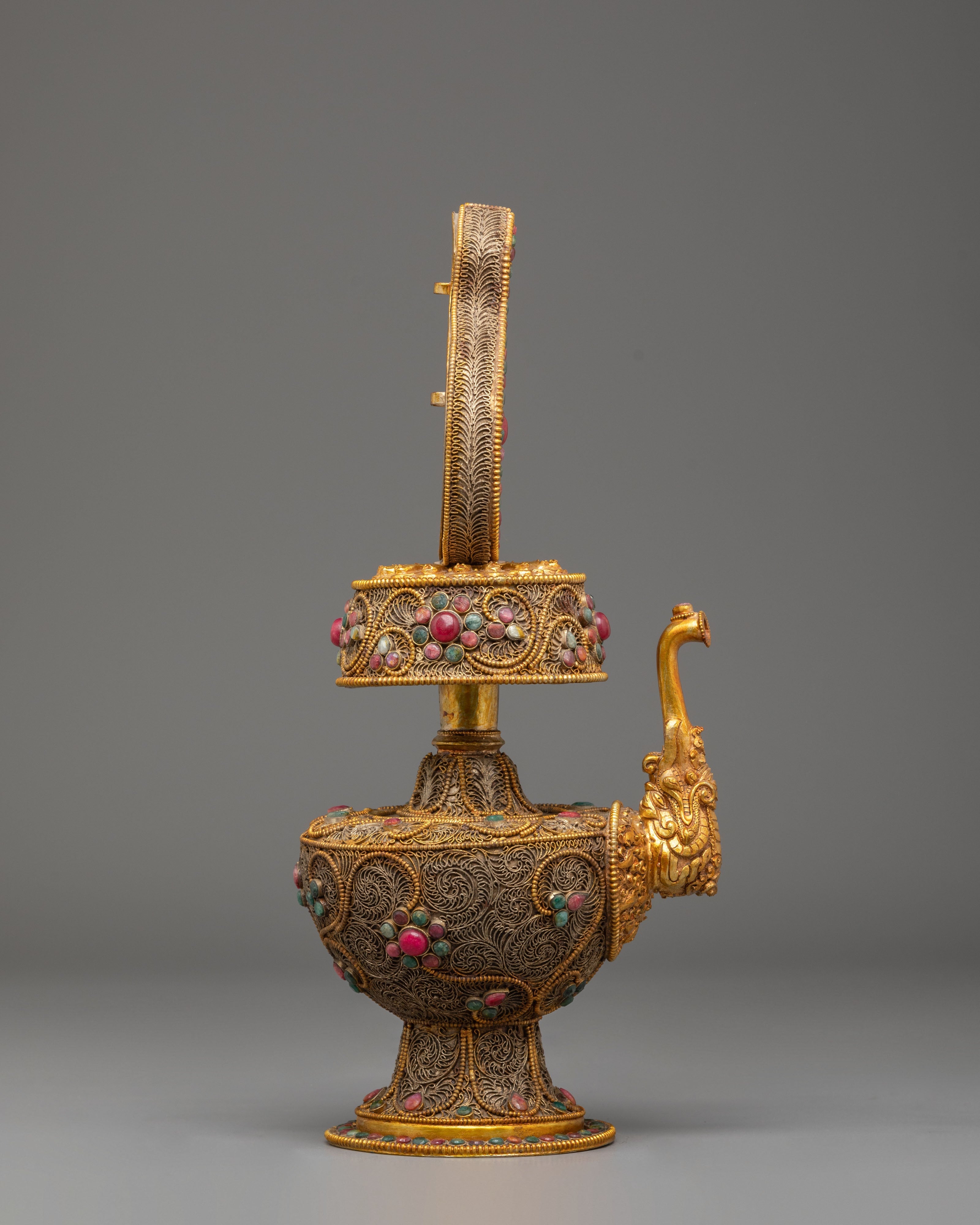 Tibetan Buddhist Bhumba for Ritual | Sacred Vessel for Ceremonies