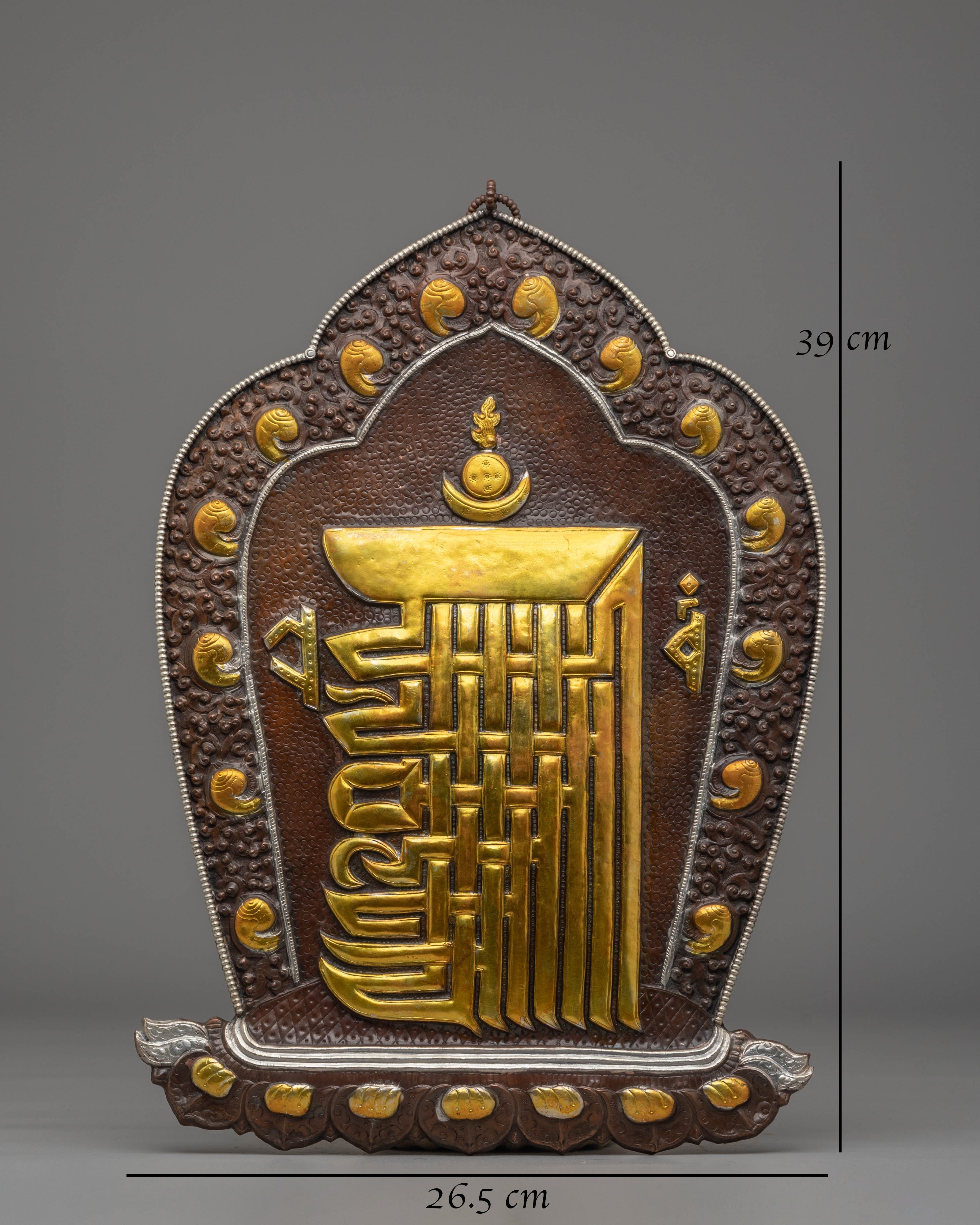 Handcrafted Kalachakra Buddhist Wall Hanging | Symbol of Cosmic Harmony