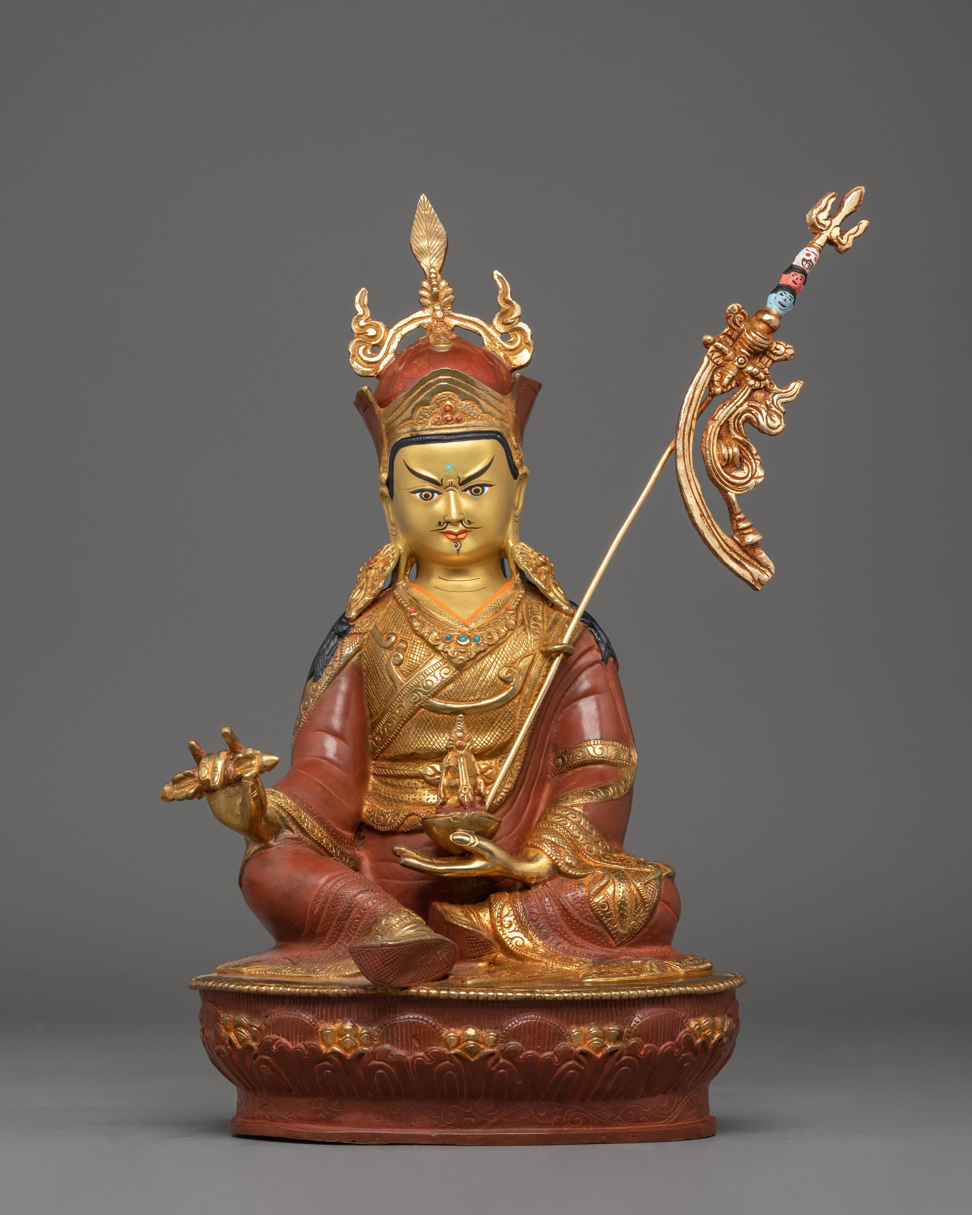 Guru Gyalpo Golden Statue | The Precious Master