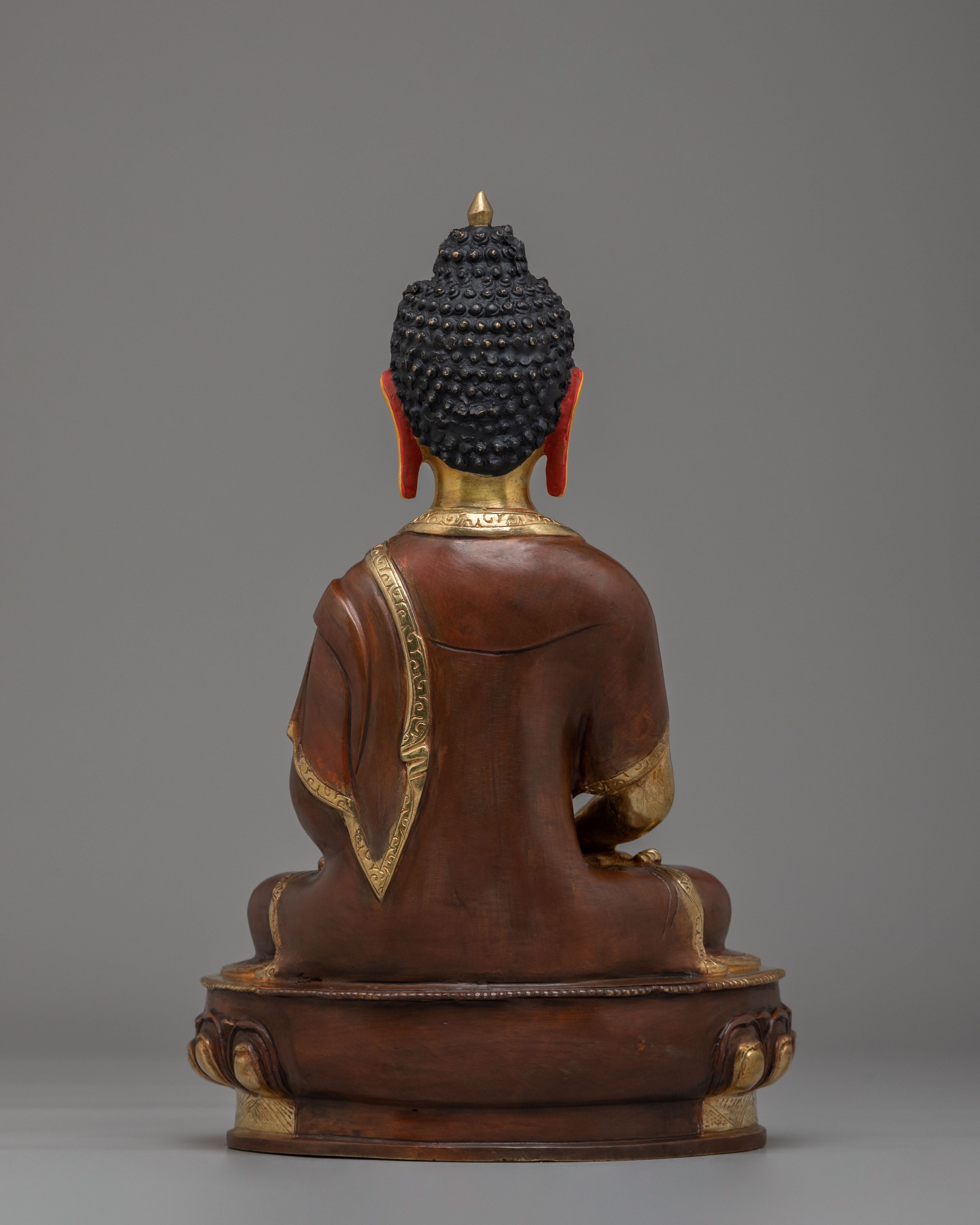 Traditional Amitabha Buddha Sculpture | Tibetan Buddhist Altar Statue