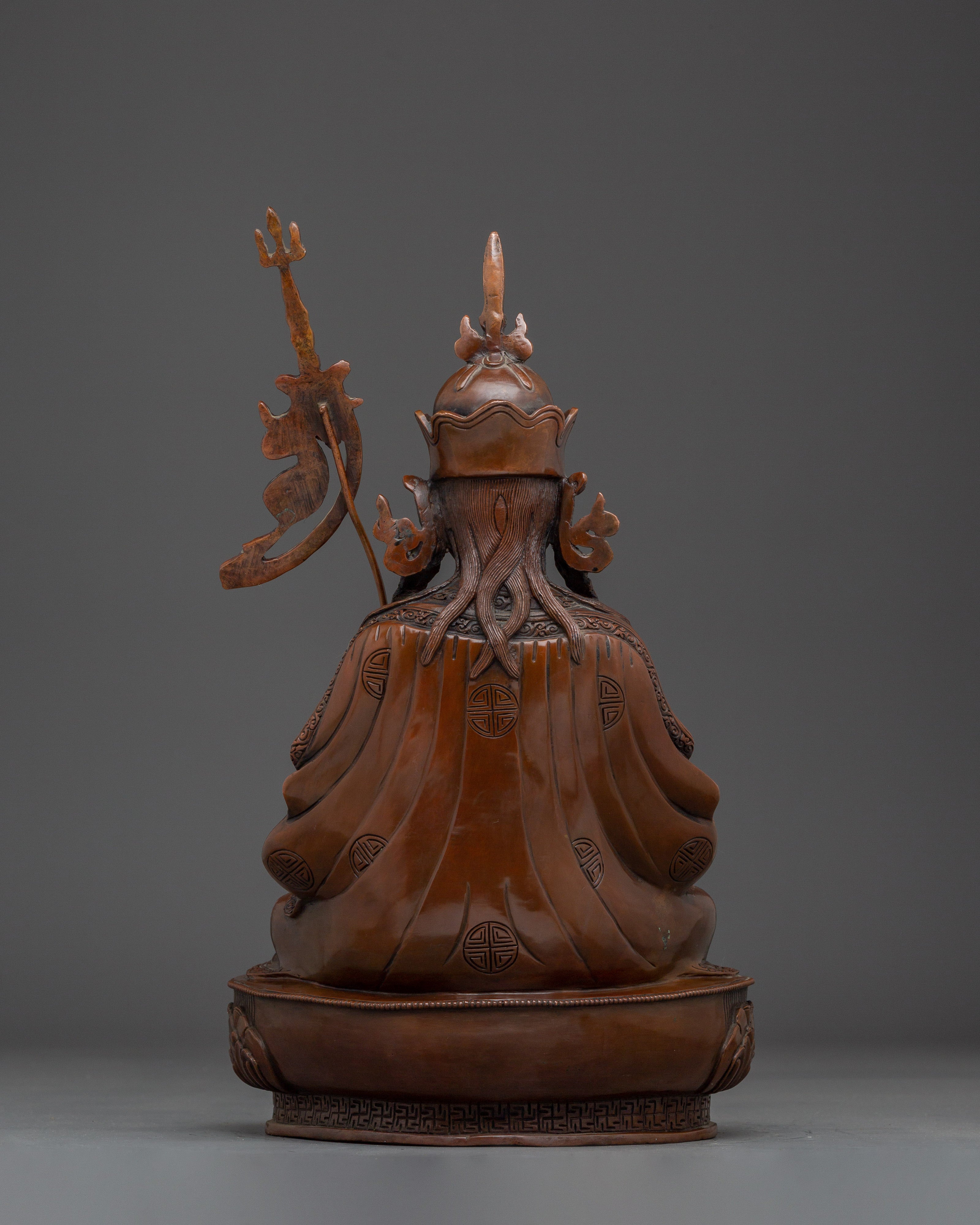 Guru Tsokye Statue | Oxidized Himalayan Artwork