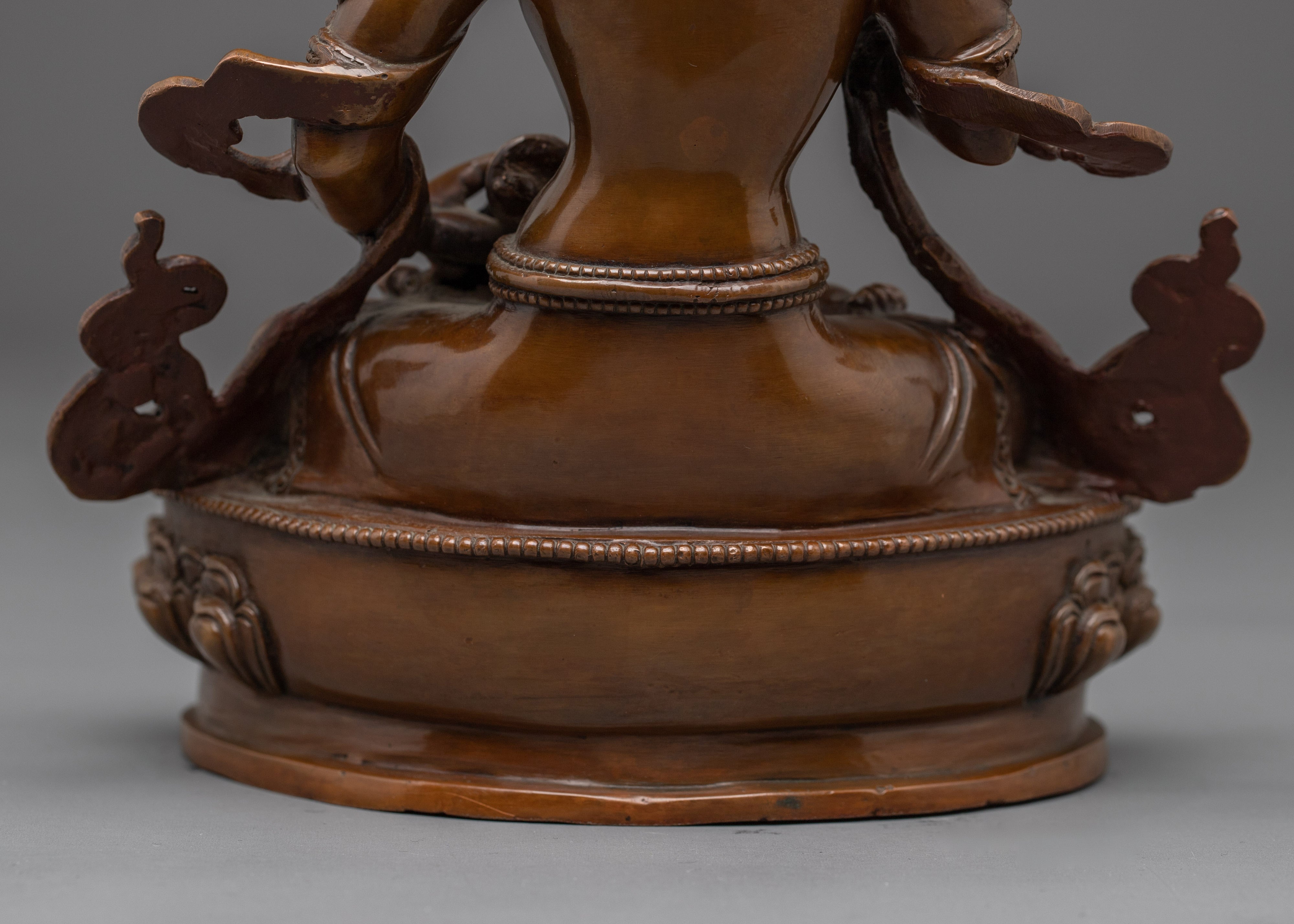 Oxidized Dorje Sempa Statue | Vajrasattva - Embodiment of Purity