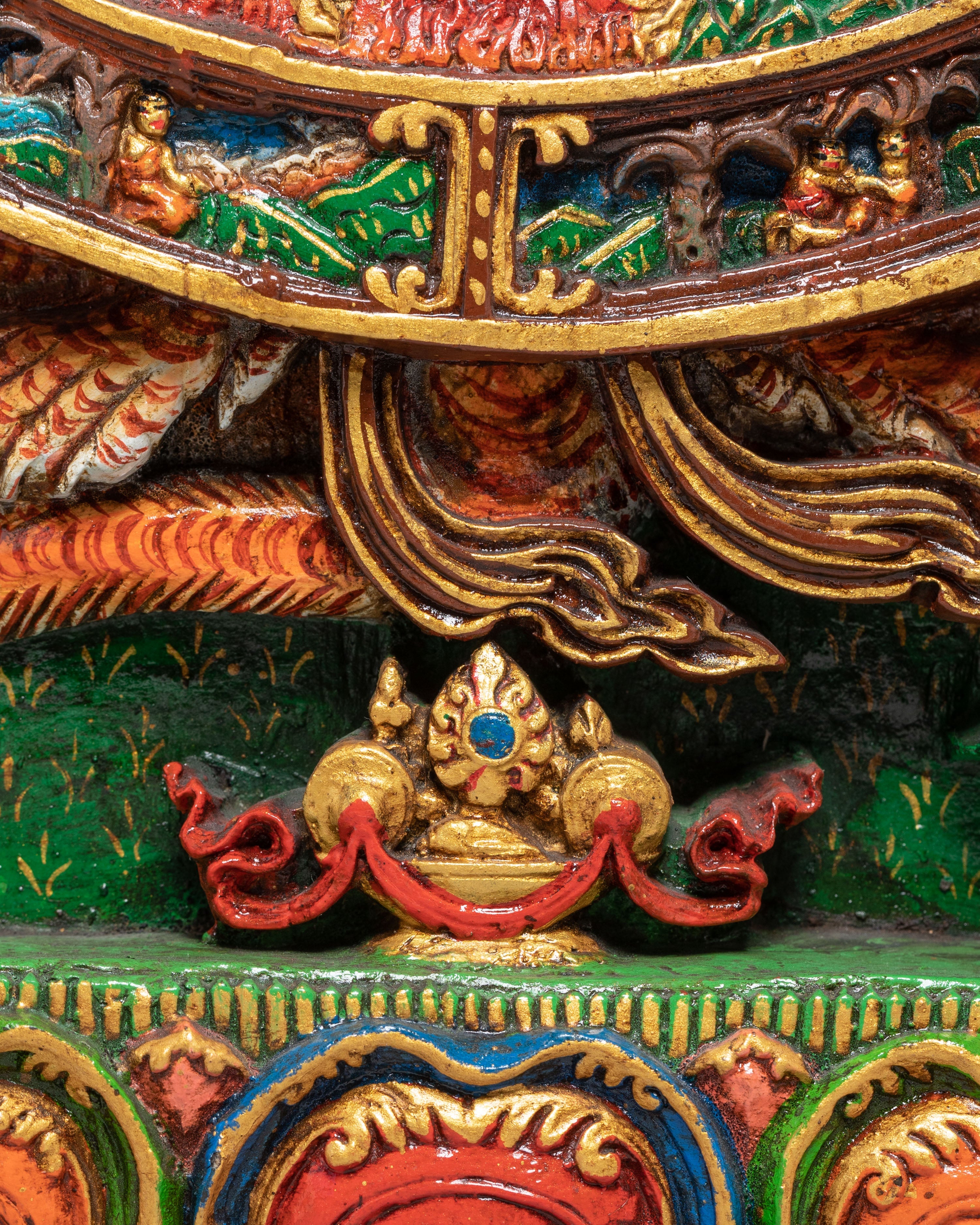 Wheel of Life Mandala Wall Hanging | Symbol of Samsara