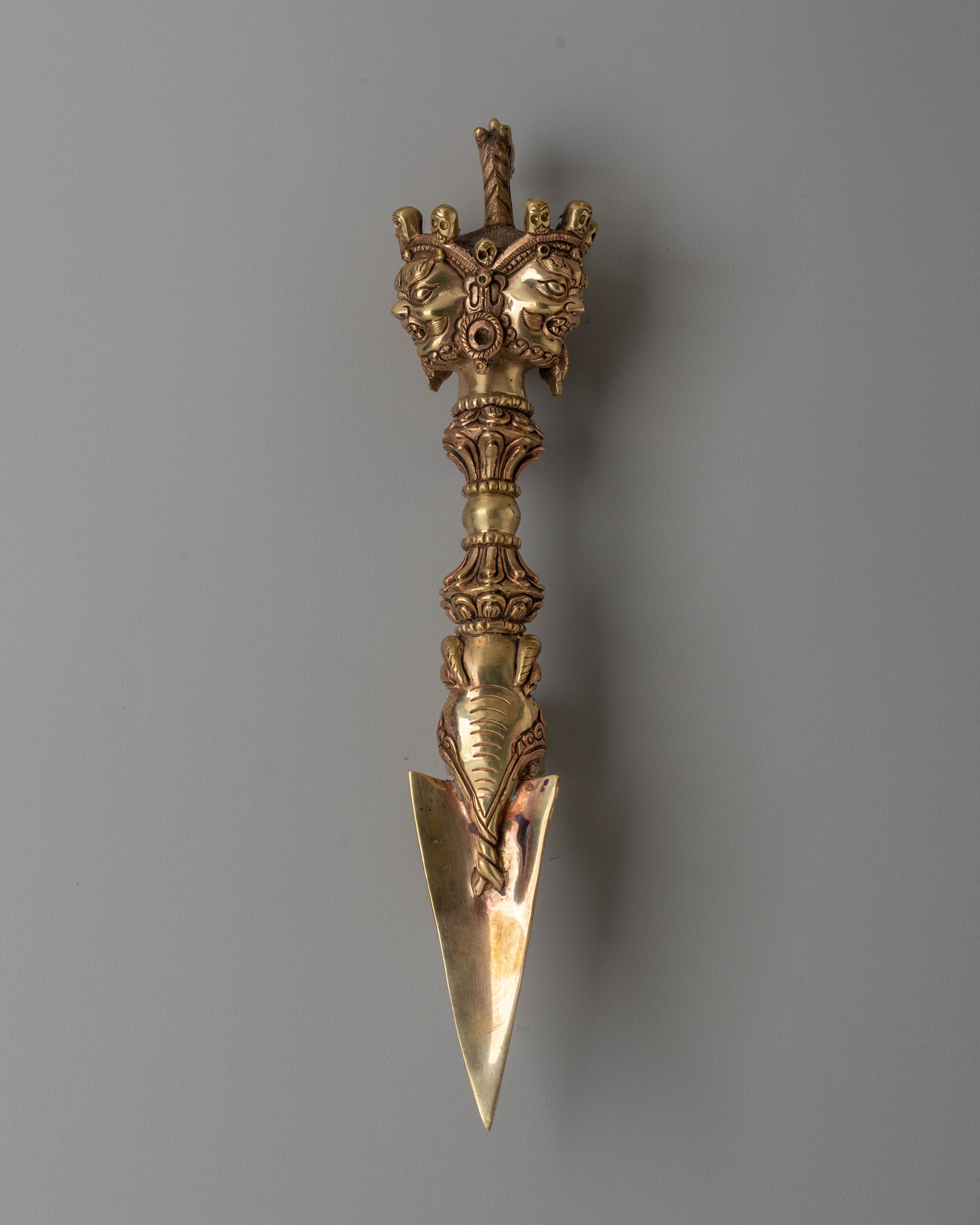 Handcrafted Phurba Tibetan Art | Sacred Ritual Dagger for Spiritual Practices