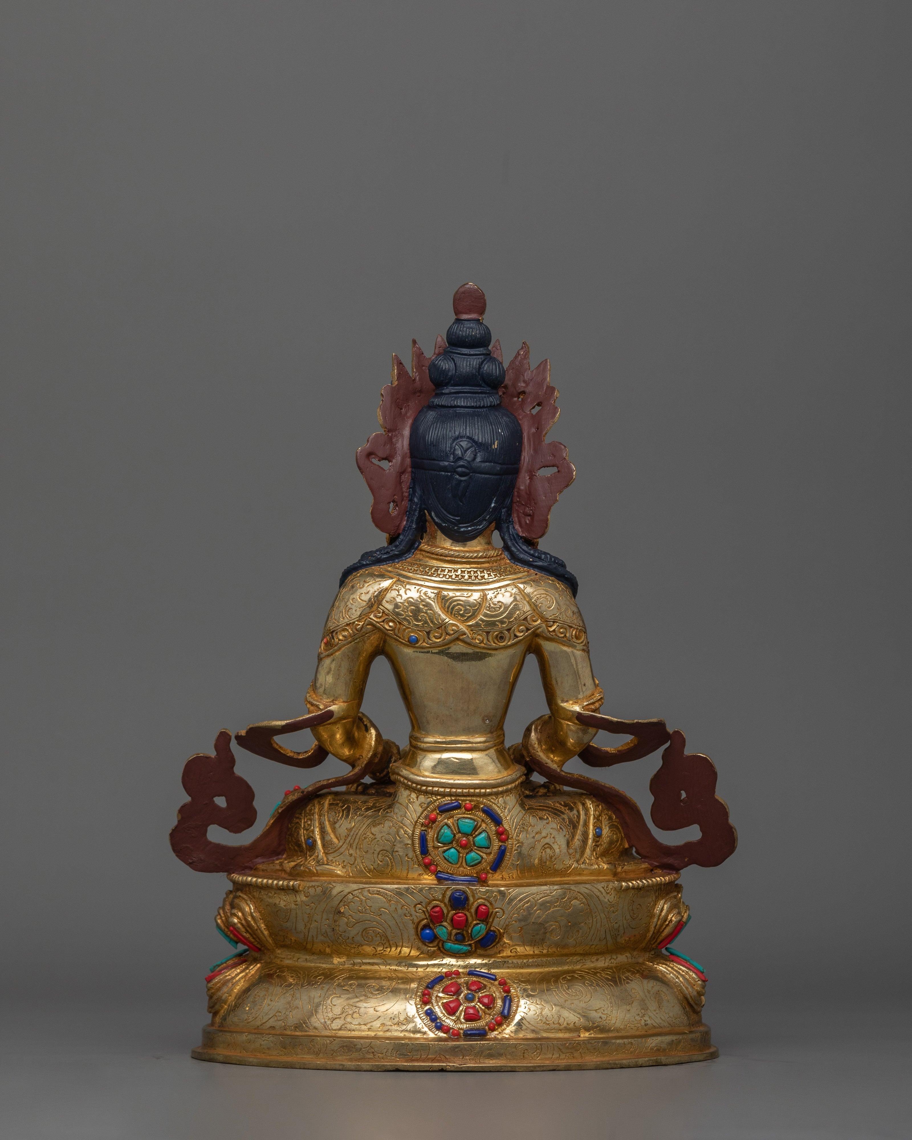 Traditional Handmade Statue of Amitayus | Buddha of Infinite Life and Longevity