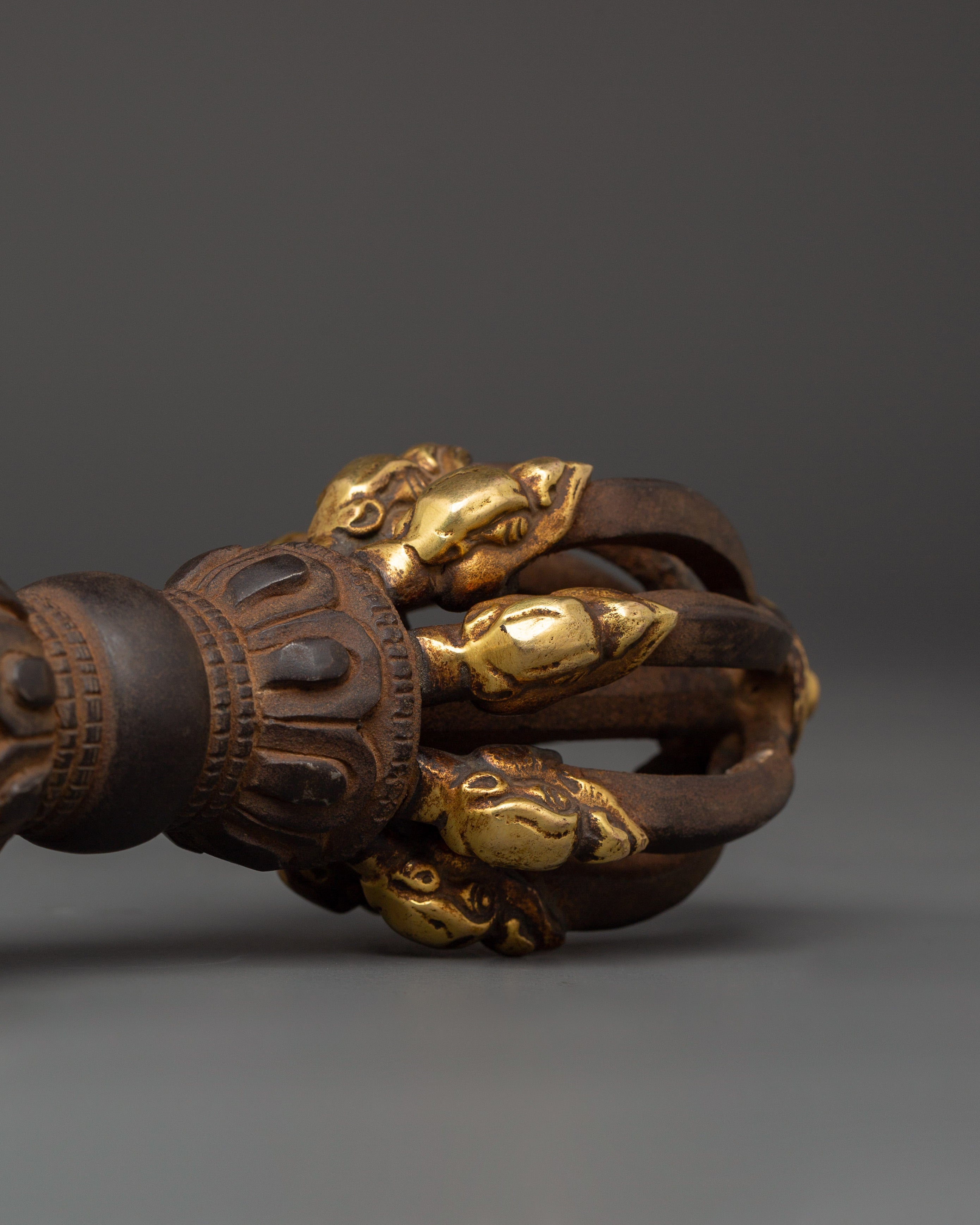 Traditional Tibetan Vajra | Handcrafted Ritual Scepter for Spiritual Practice