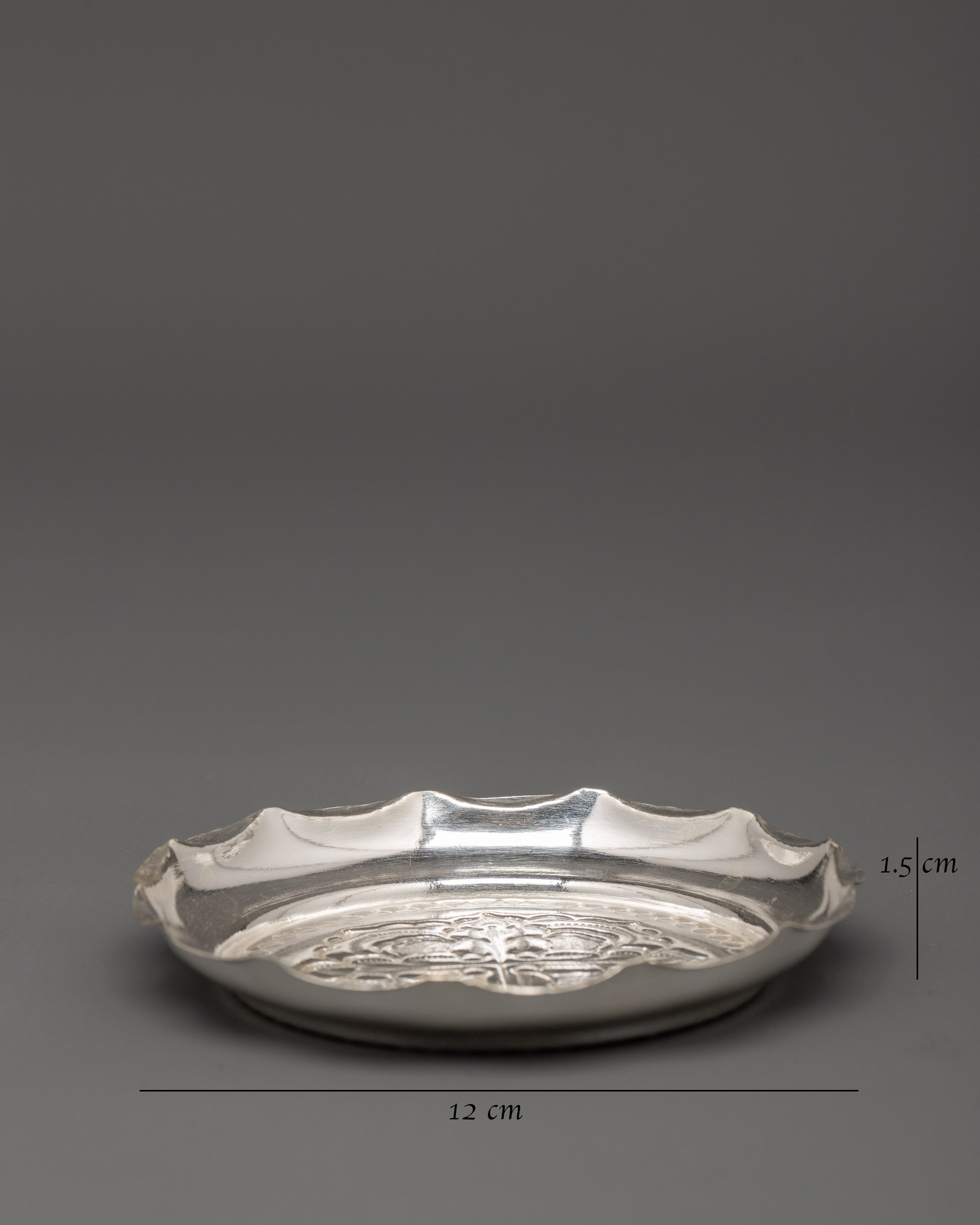 Silver Puja Thali Set | Ideal for Altar or Temple Ceremonies