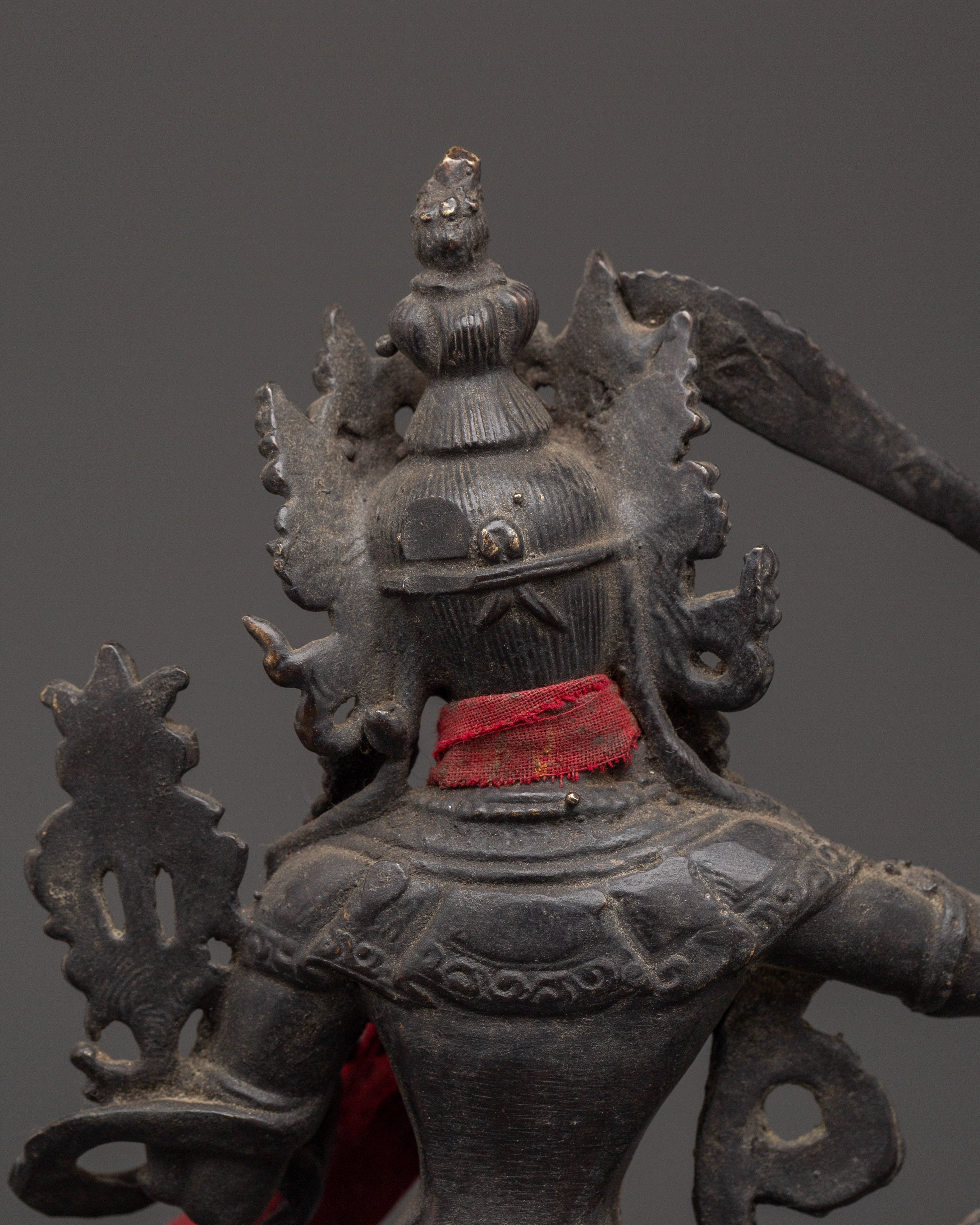 Handcrafted Manjushri Wisdom Bodhisattva Sculpture for Decor