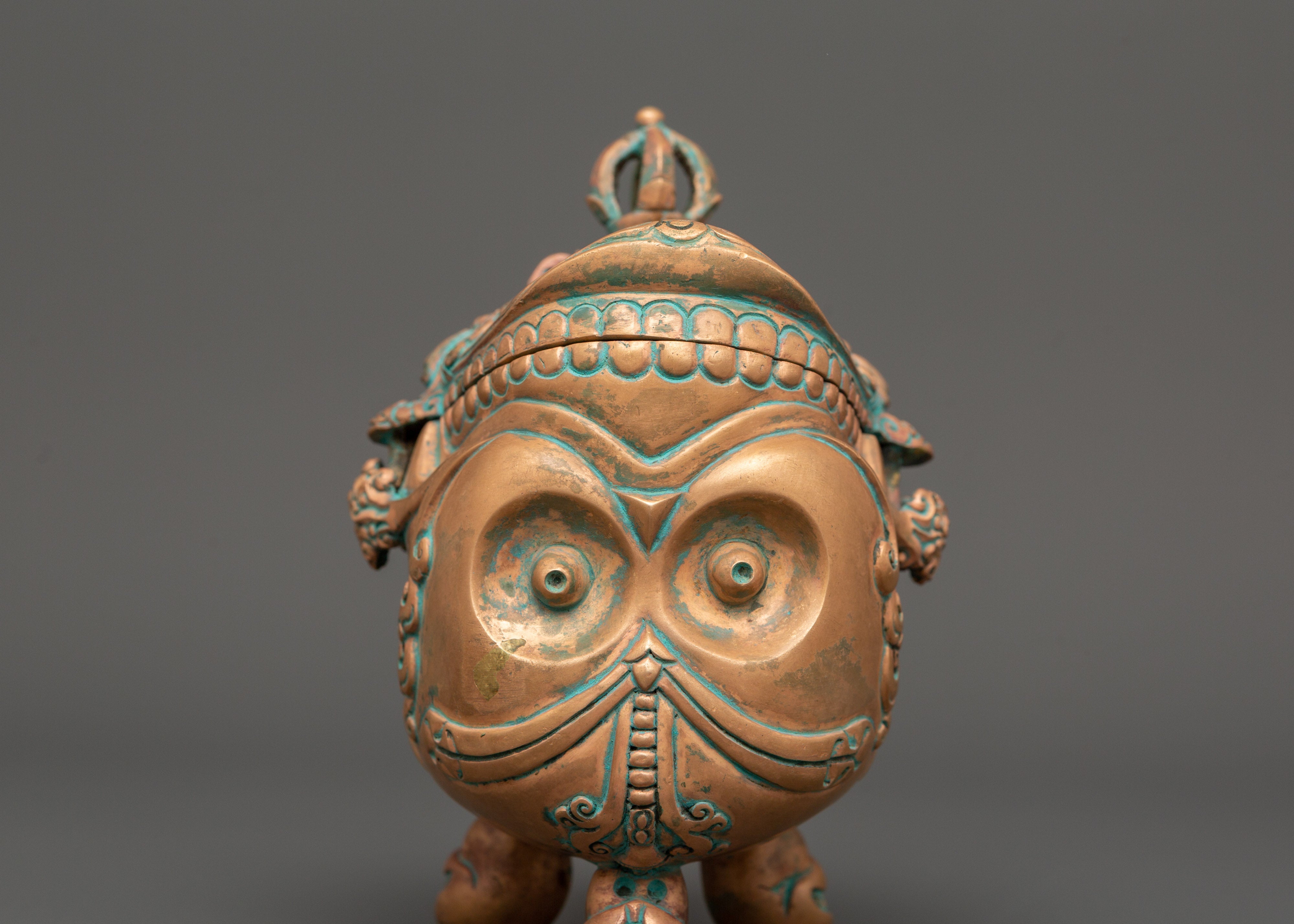 Copper Kapala | Tibetan Ritual Skull Bowl