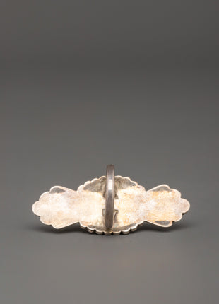 Sterling Silver Ring with Artificial Stone | Lightweight Jewelry