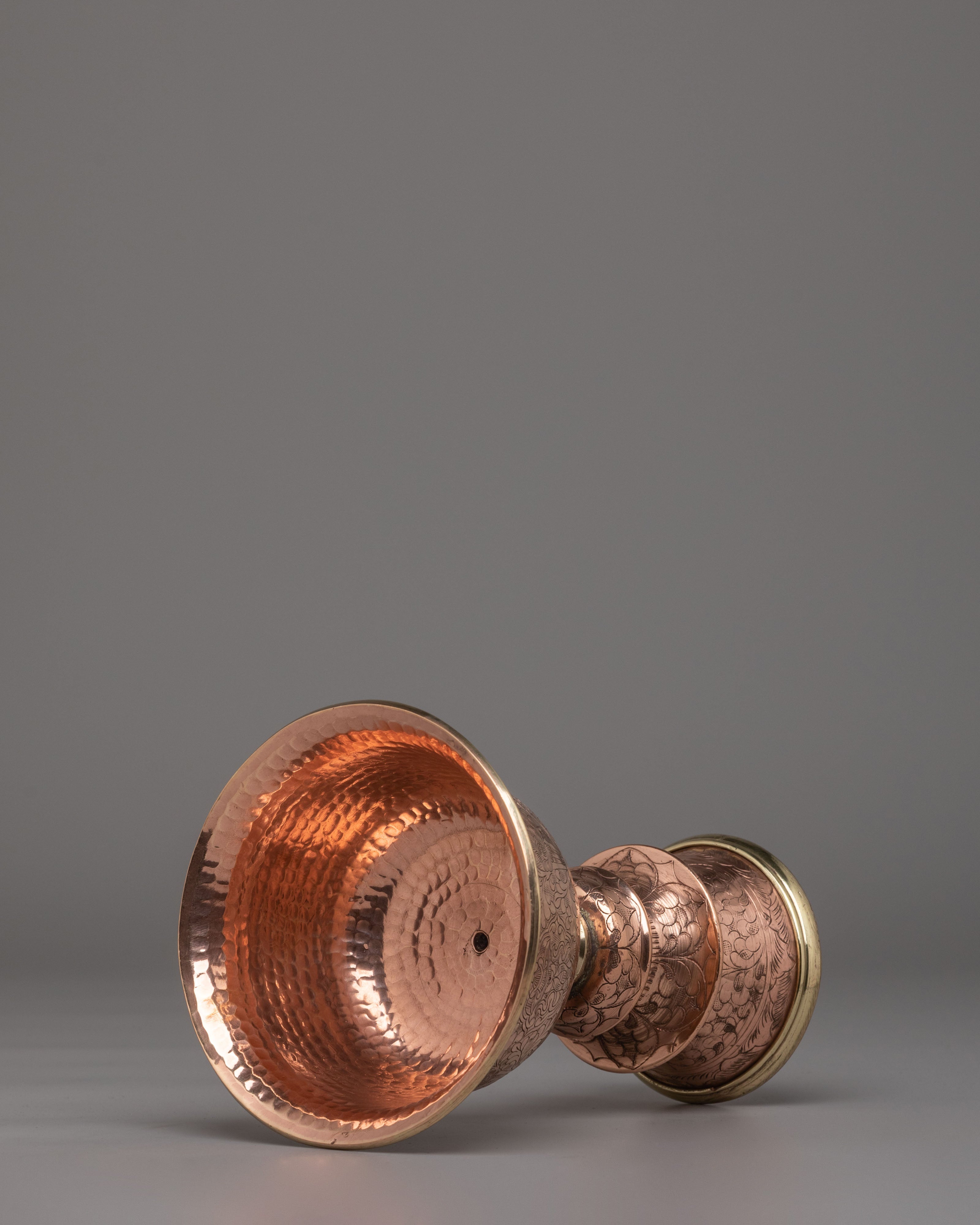 Handcrafted Butter Lamp for Ceremonies | Tibetan Offering Lamp