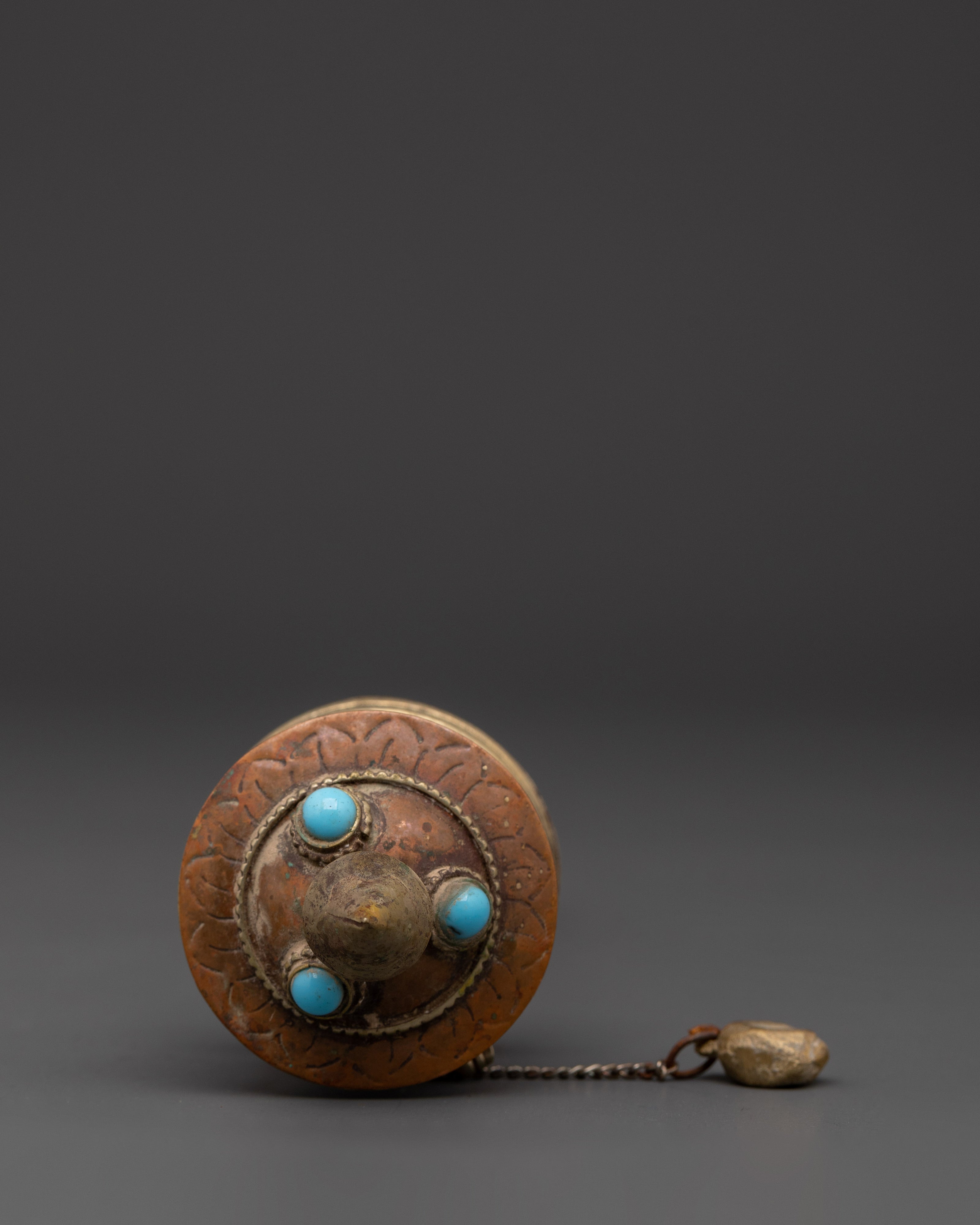 Handheld Mani Wheel | Ritual Tool for Meditation and Peace