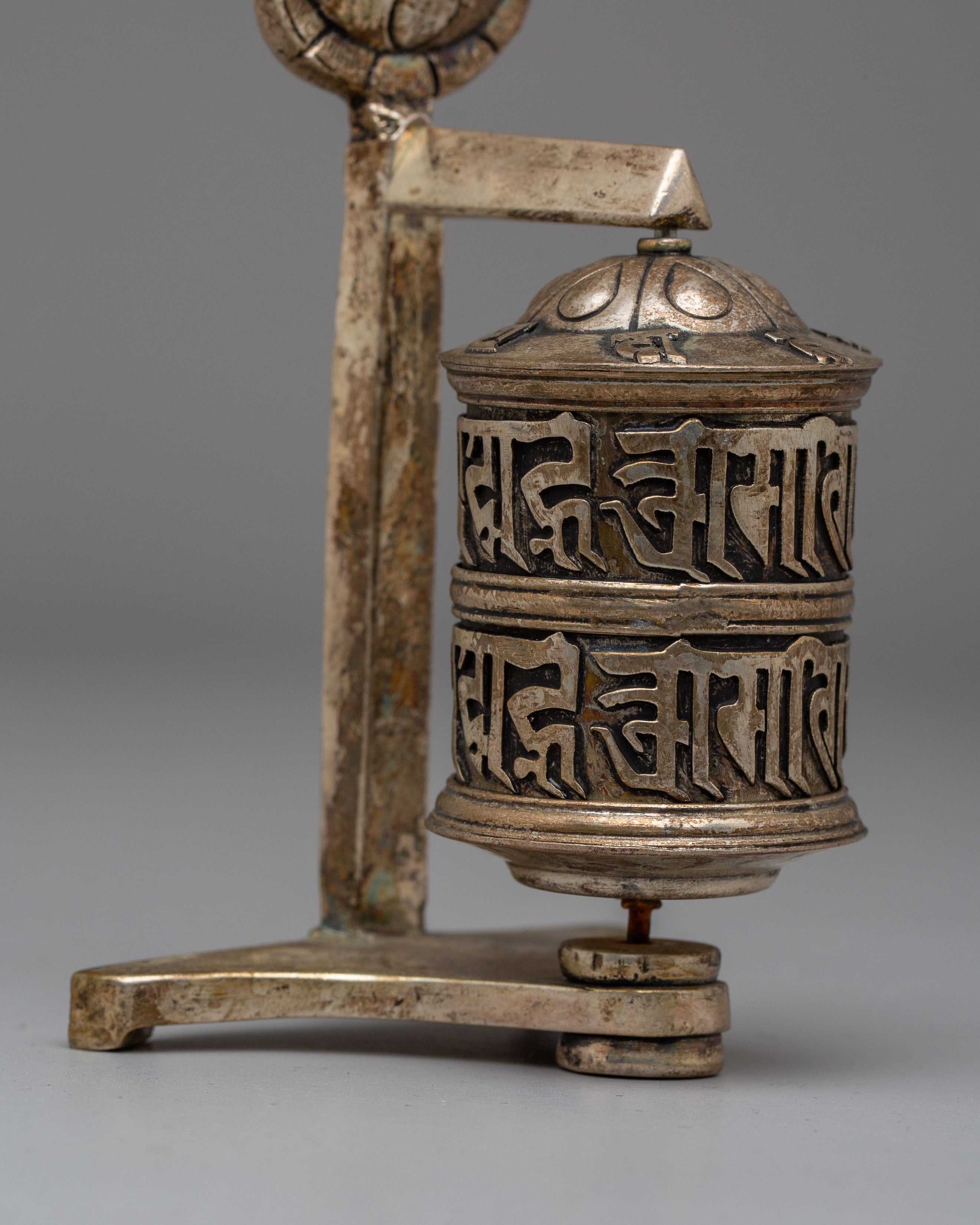 Scared Handmade Prayer Wheel | Tibetan Buddhist Meditation Tool
