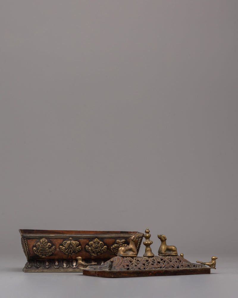 Copper and Brass Incense Burner | Spiritual and Decorative Use