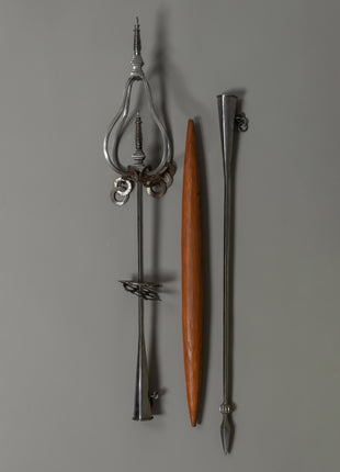 Tibetan Ritual Staff (Monk's Staff) | Sacred Spiritual Artifact