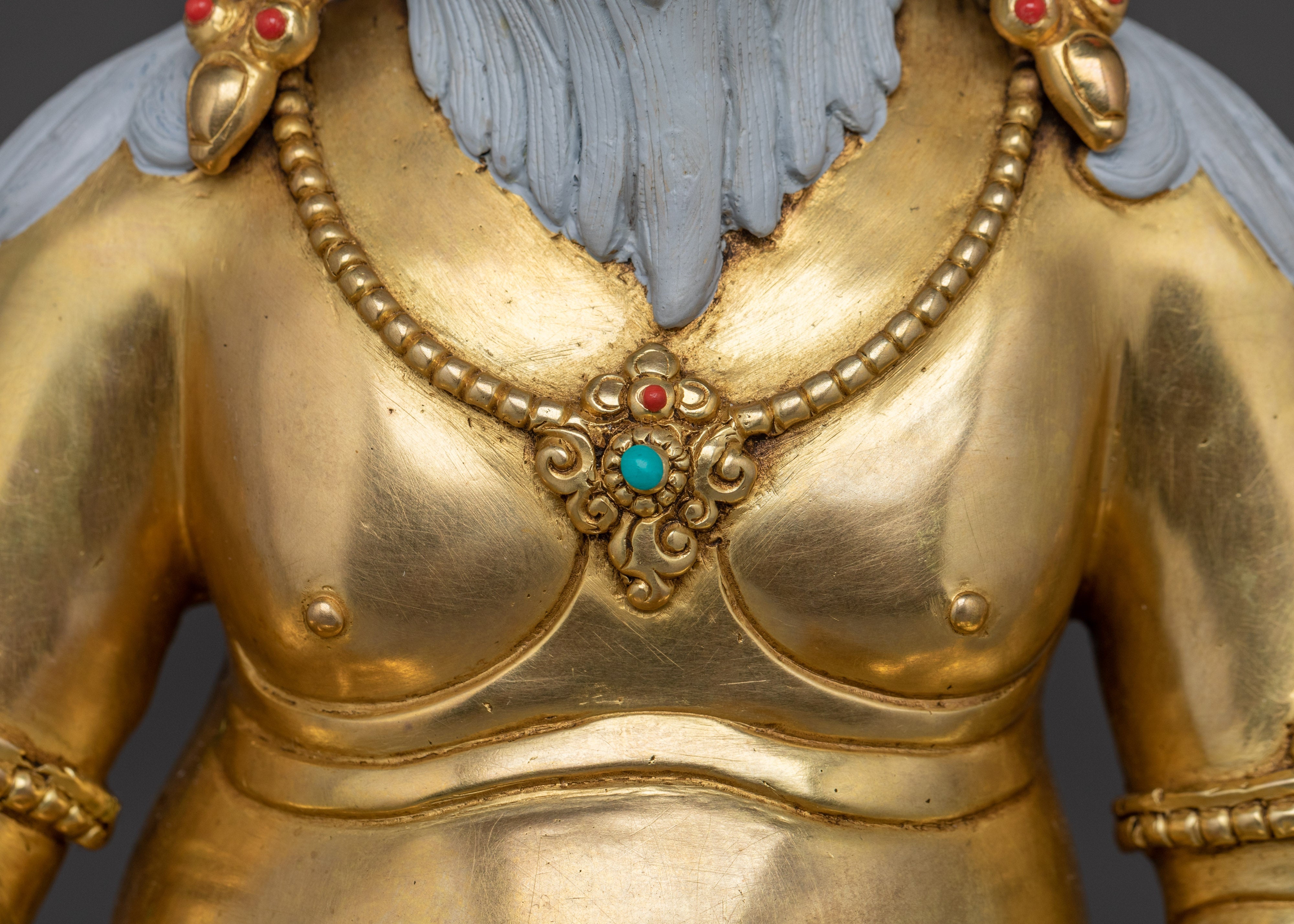 Handmade Guru Shapdum Copper Statue | Traditional Artwork