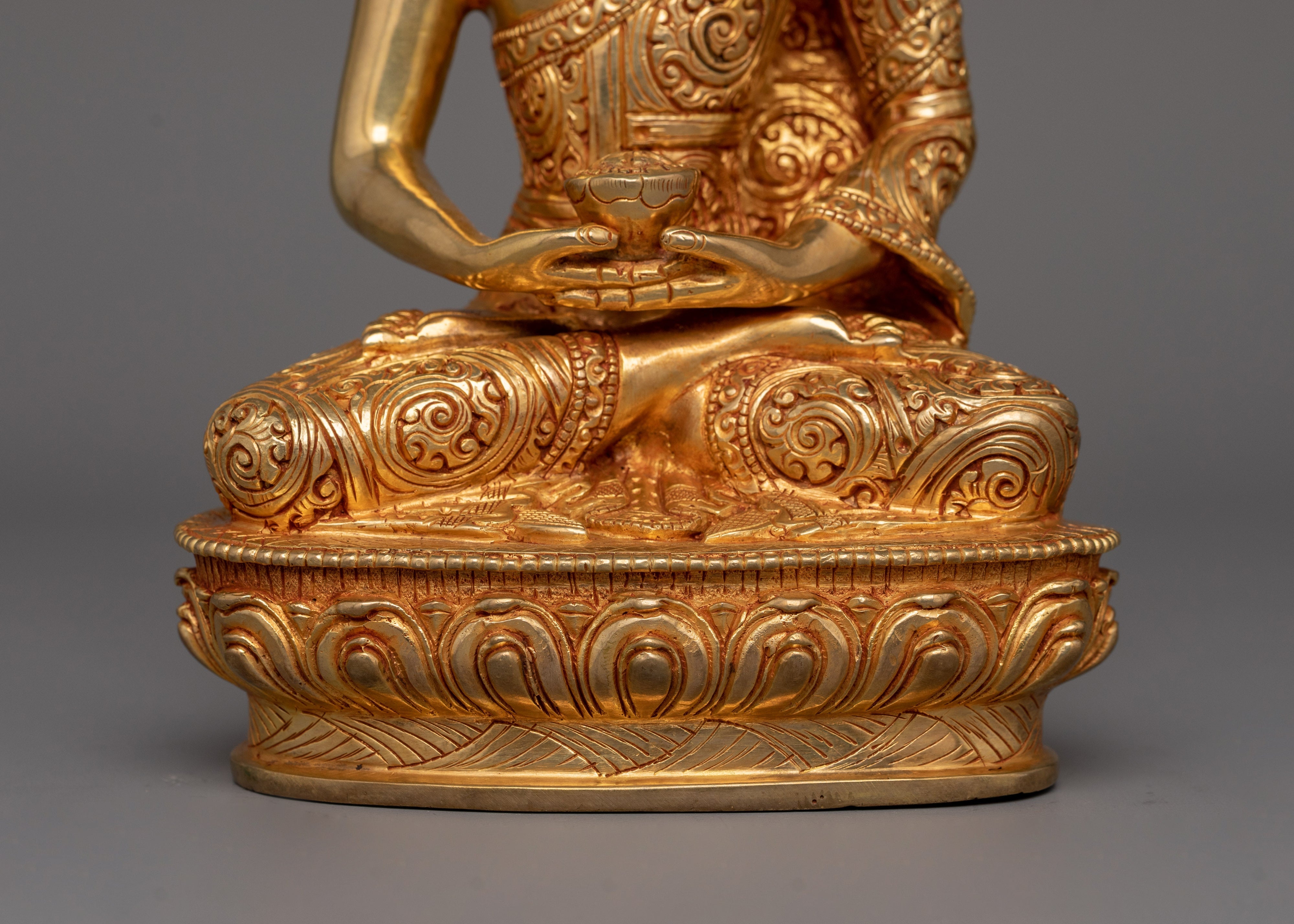 Handcrafted Statue of Buddha Amitabha | Buddha of Infinite Light and Spiritual Awakening
