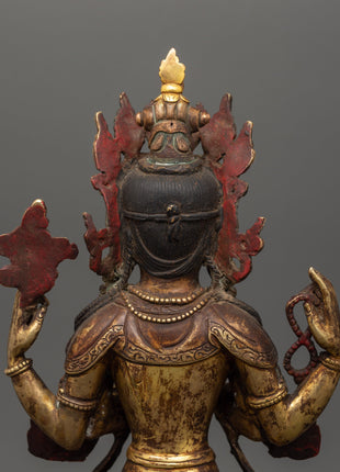Chenrezig Bodhisattva Figurine | Compassion and Wisdom Craft