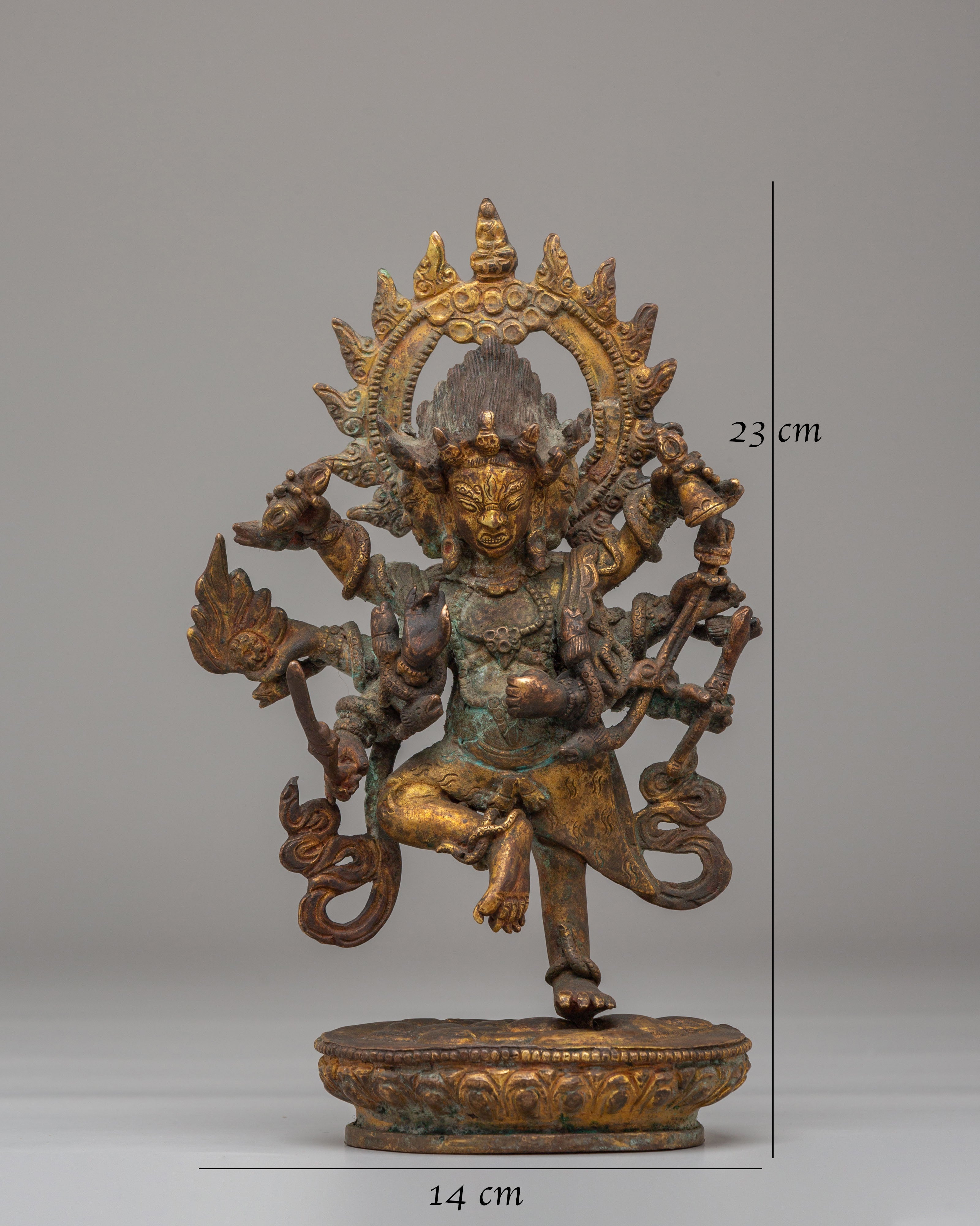 Traditional Ucchusma Figurine | Buddhist Purification Deity