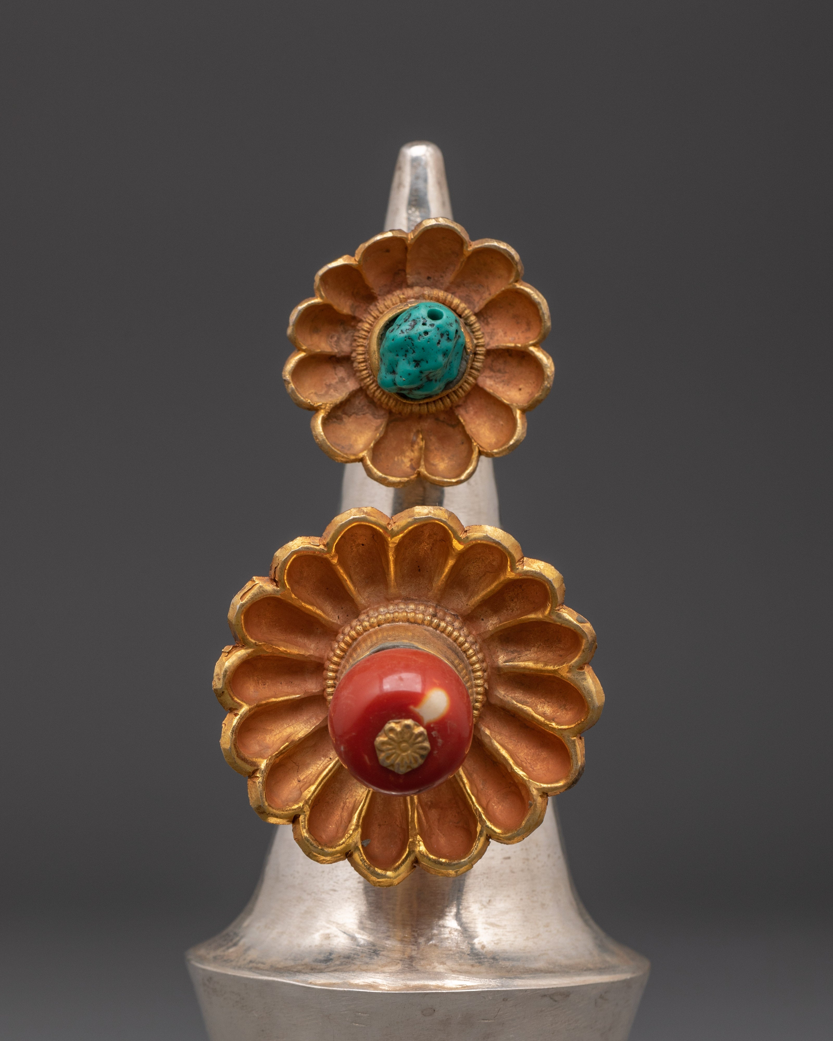 Elegant Handcrafted Torma | Spiritual Tibetan Ritual Offering Sculpture