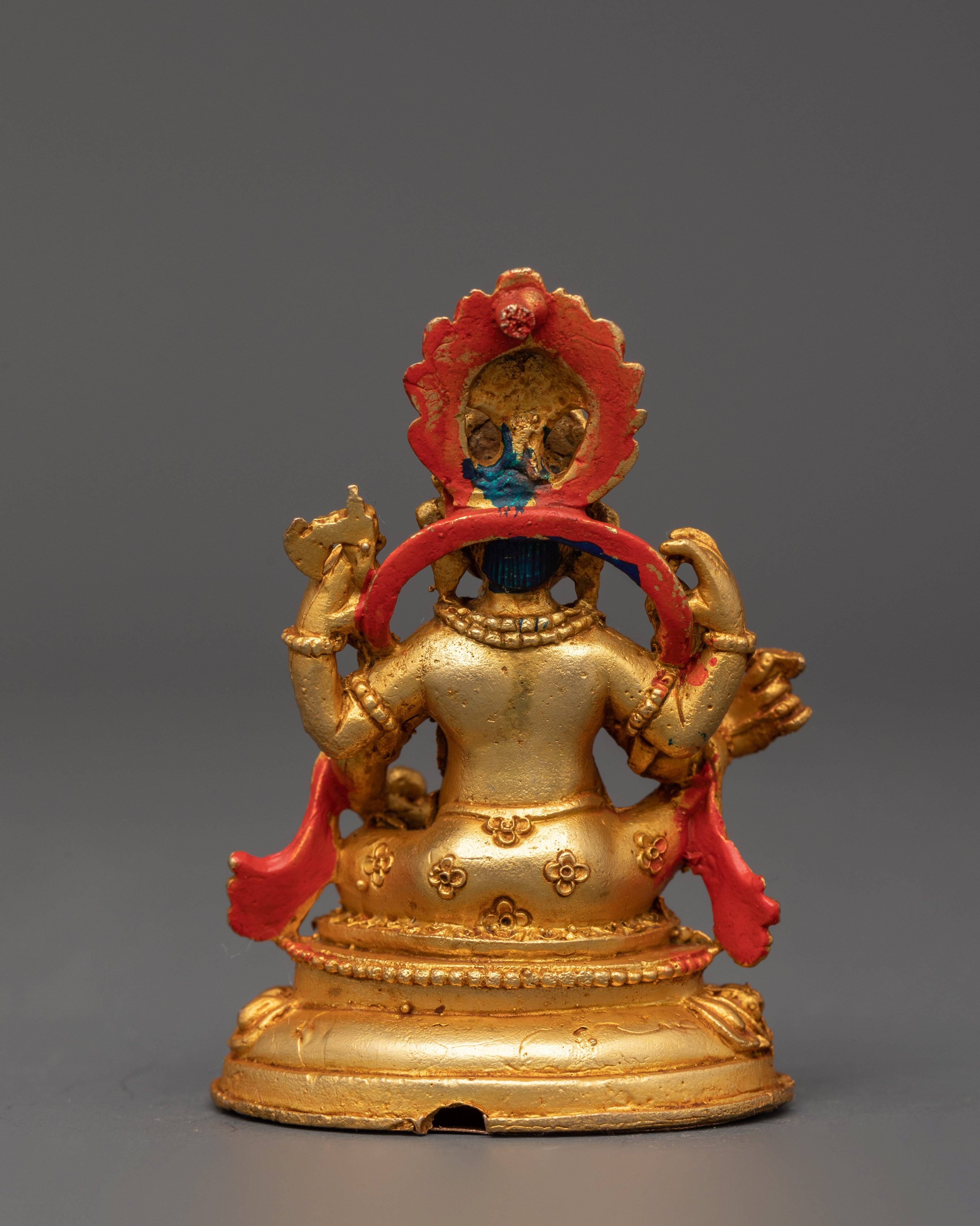 Gold-Plated Ganesh Statue | Hindu Elephant God of Wisdom & Prosperity
